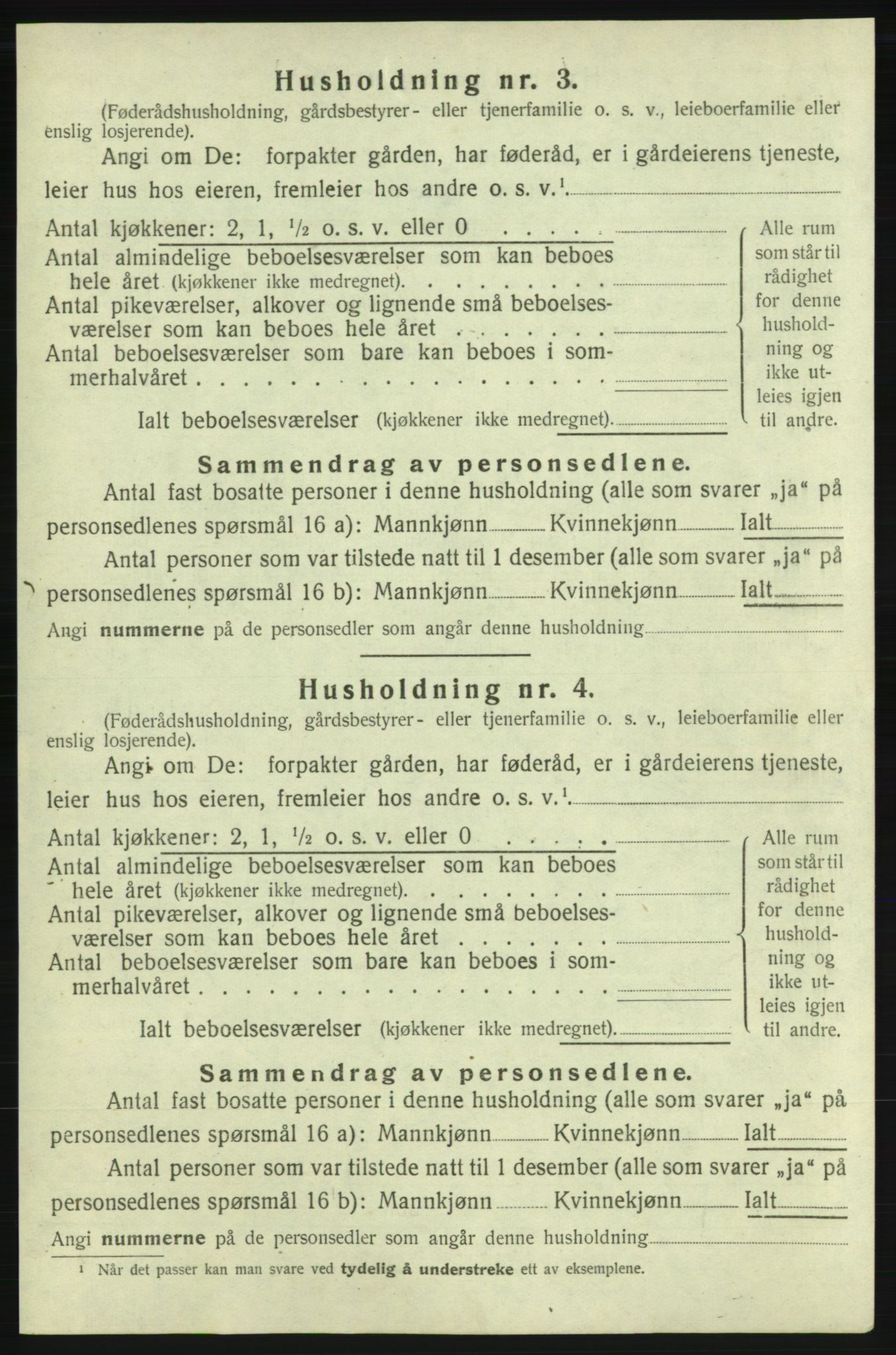 SAB, 1920 census for Varaldsøy, 1920, p. 276