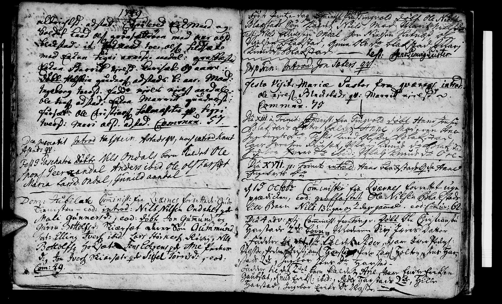 Ministerialprotokoller, klokkerbøker og fødselsregistre - Møre og Romsdal, AV/SAT-A-1454/584/L0961: Parish register (official) no. 584A01, 1731-1765