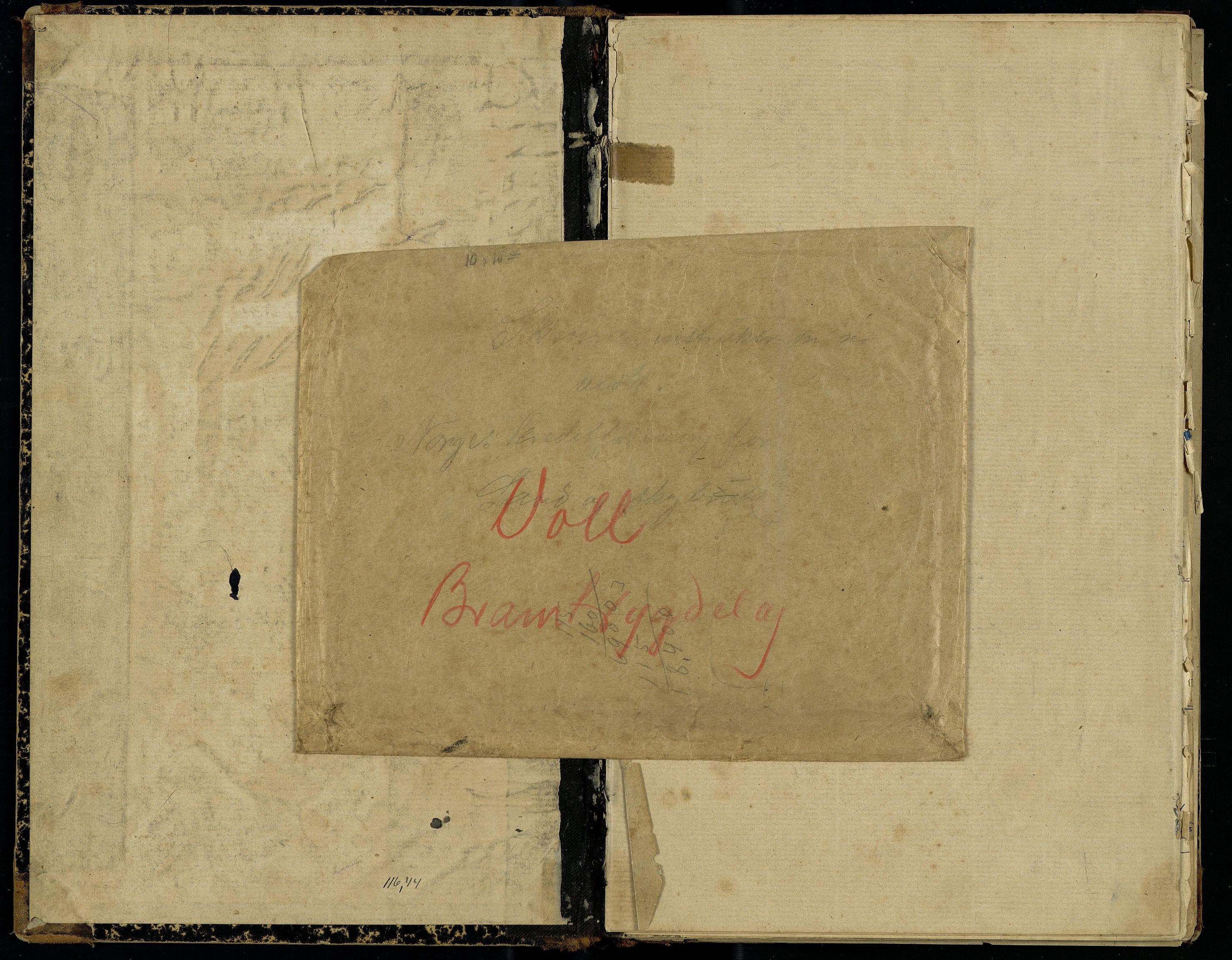 Voll Branntrygdelag, ROMS/R.Ark.1002/R/L0001: Rekneskapsprotokoll, 1890-1936