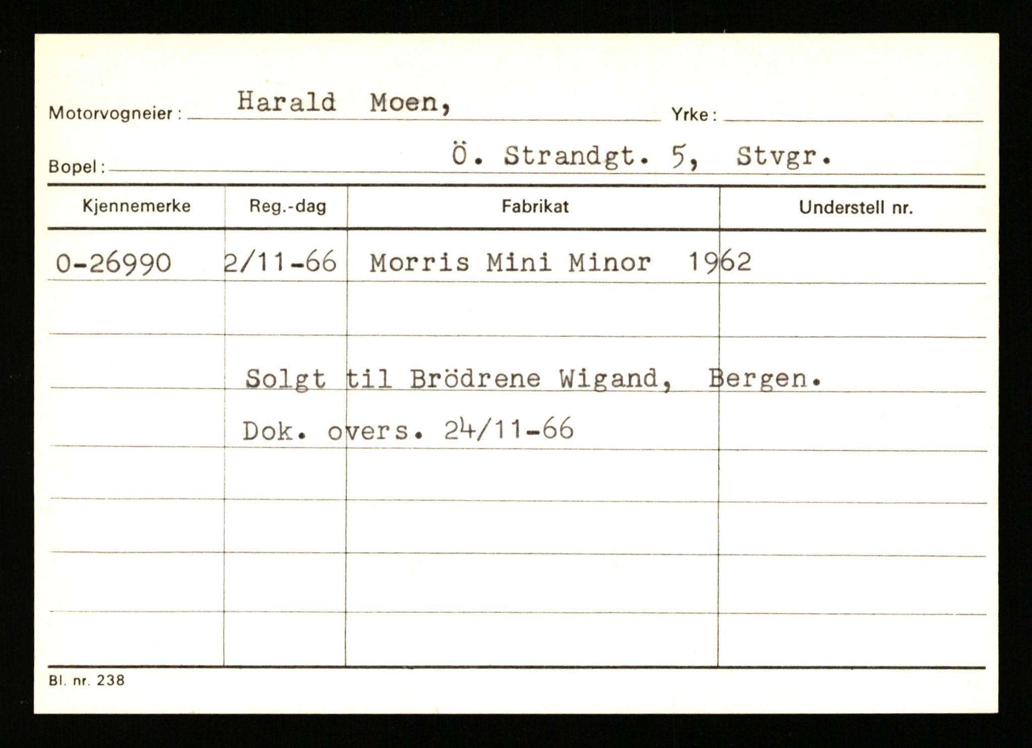 Stavanger trafikkstasjon, SAST/A-101942/0/G/L0005: Registreringsnummer: 23000 - 34245, 1930-1971, p. 1347