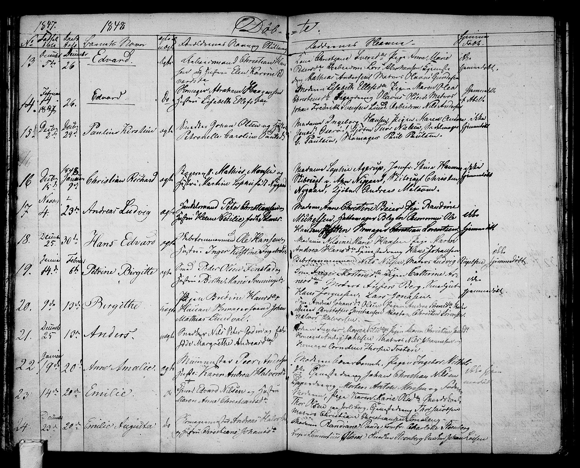 Tønsberg kirkebøker, AV/SAKO-A-330/G/Ga/L0002: Parish register (copy) no. 2, 1827-1854