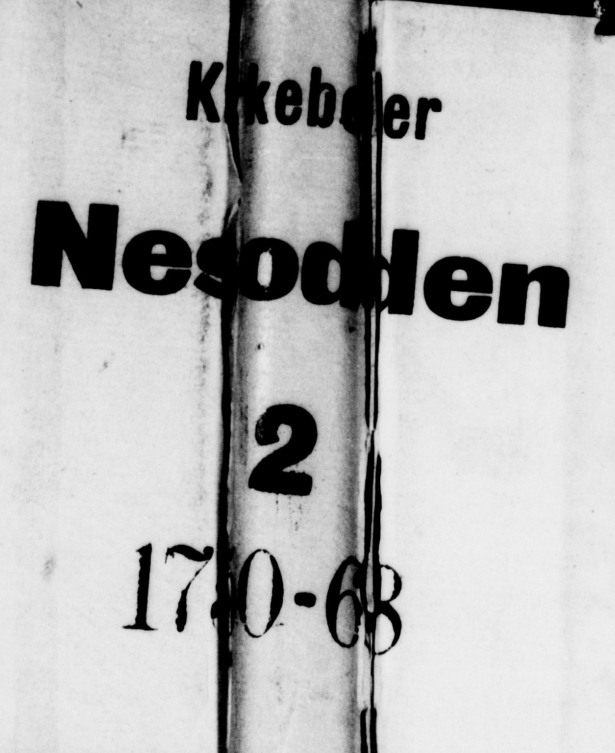 Nesodden prestekontor Kirkebøker, SAO/A-10013/F/Fa/L0002: Parish register (official) no. I 2, 1750-1768