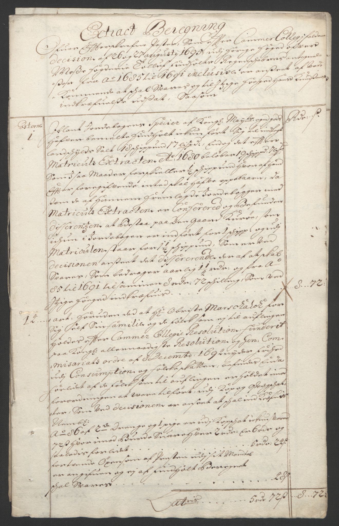 Rentekammeret inntil 1814, Reviderte regnskaper, Fogderegnskap, AV/RA-EA-4092/R04/L0122: Fogderegnskap Moss, Onsøy, Tune, Veme og Åbygge, 1695, p. 316