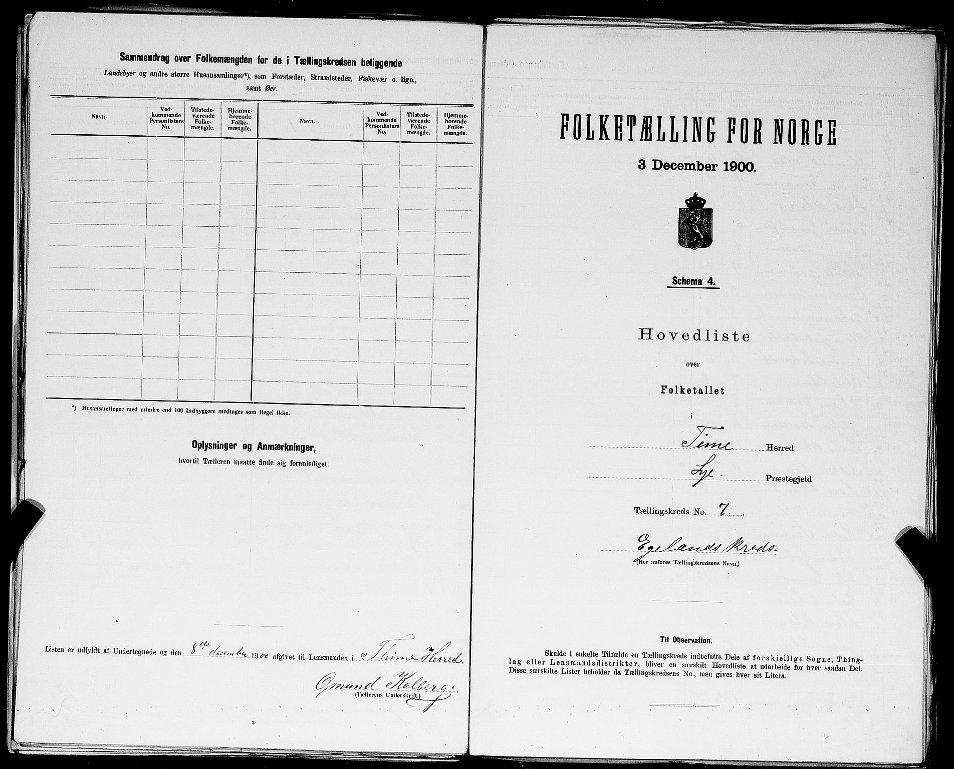 SAST, 1900 census for Time, 1900, p. 21