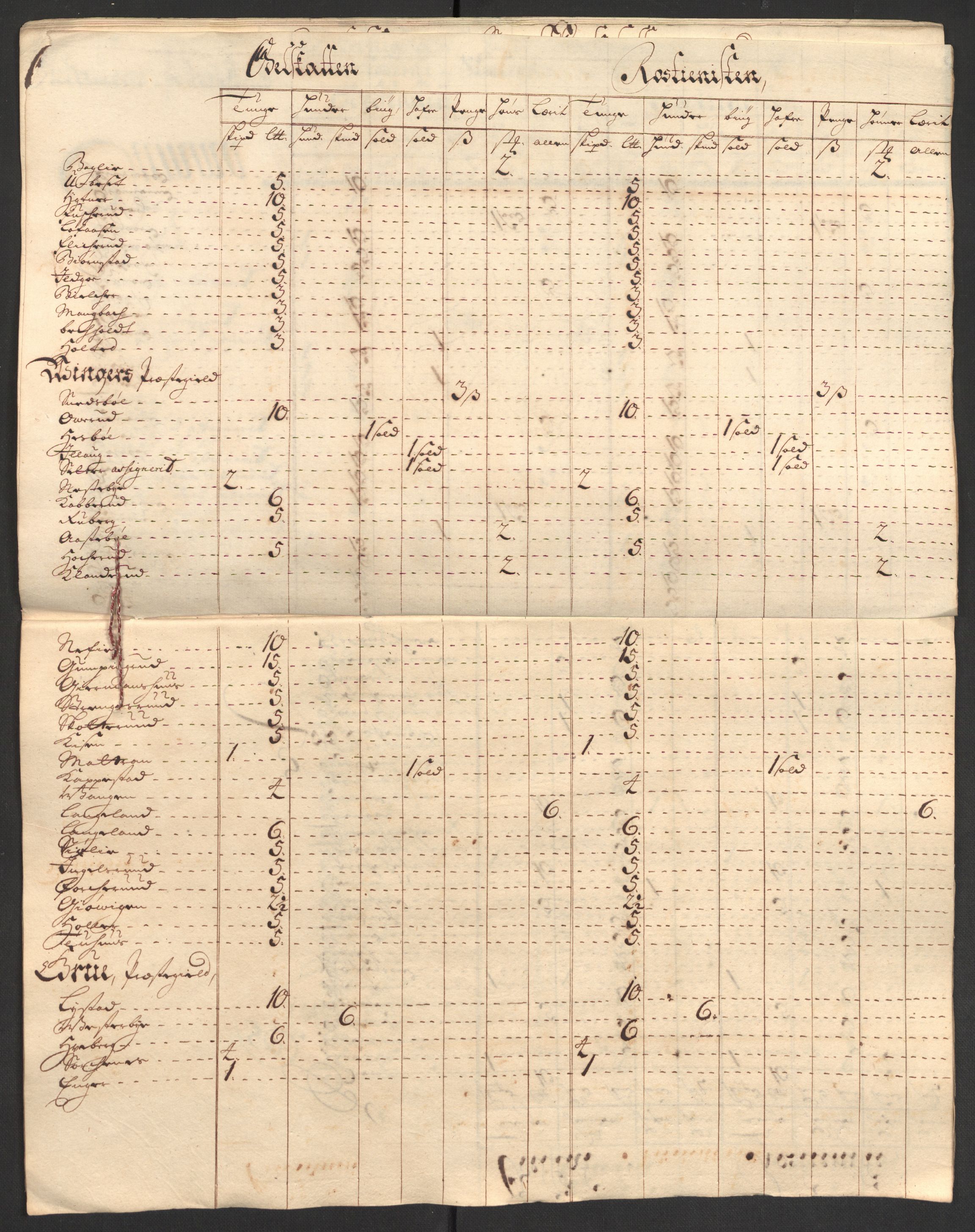 Rentekammeret inntil 1814, Reviderte regnskaper, Fogderegnskap, AV/RA-EA-4092/R13/L0844: Fogderegnskap Solør, Odal og Østerdal, 1707, p. 211