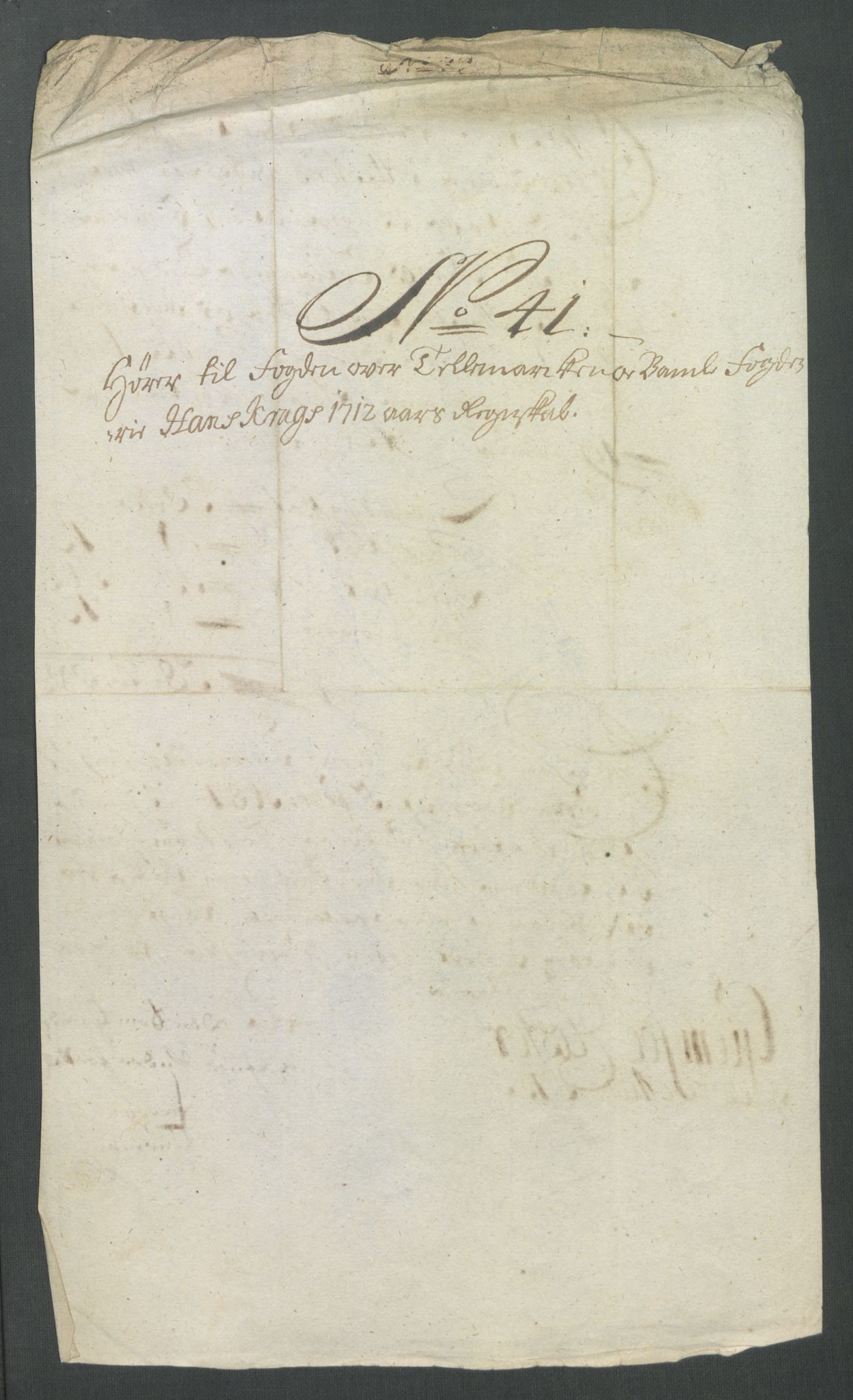 Rentekammeret inntil 1814, Reviderte regnskaper, Fogderegnskap, AV/RA-EA-4092/R36/L2123: Fogderegnskap Øvre og Nedre Telemark og Bamble, 1712, p. 302