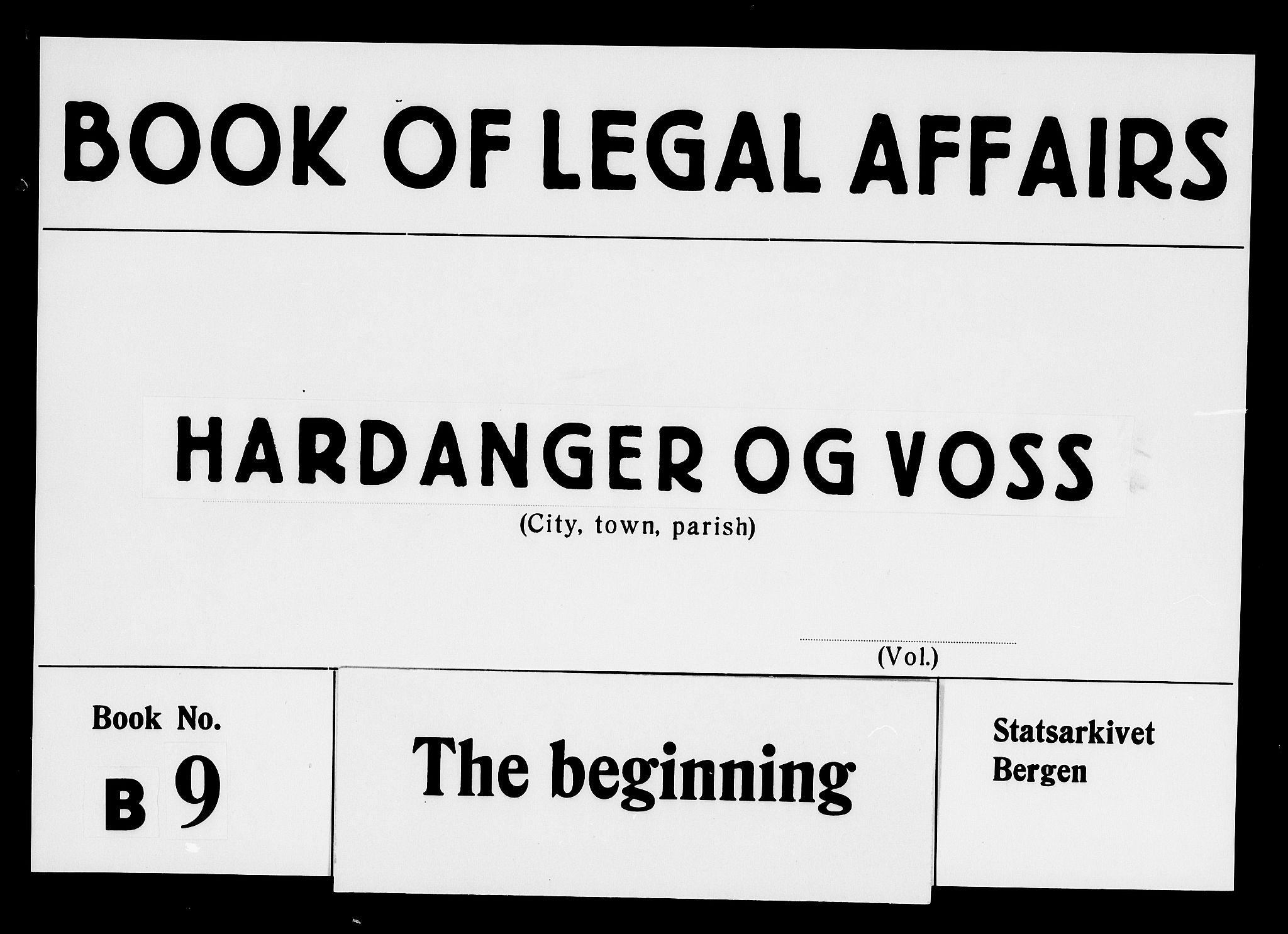 Hardanger og Voss sorenskriveri, AV/SAB-A-2501/1/1A/1Ab/L0009: Tingbok for Voss, 1672