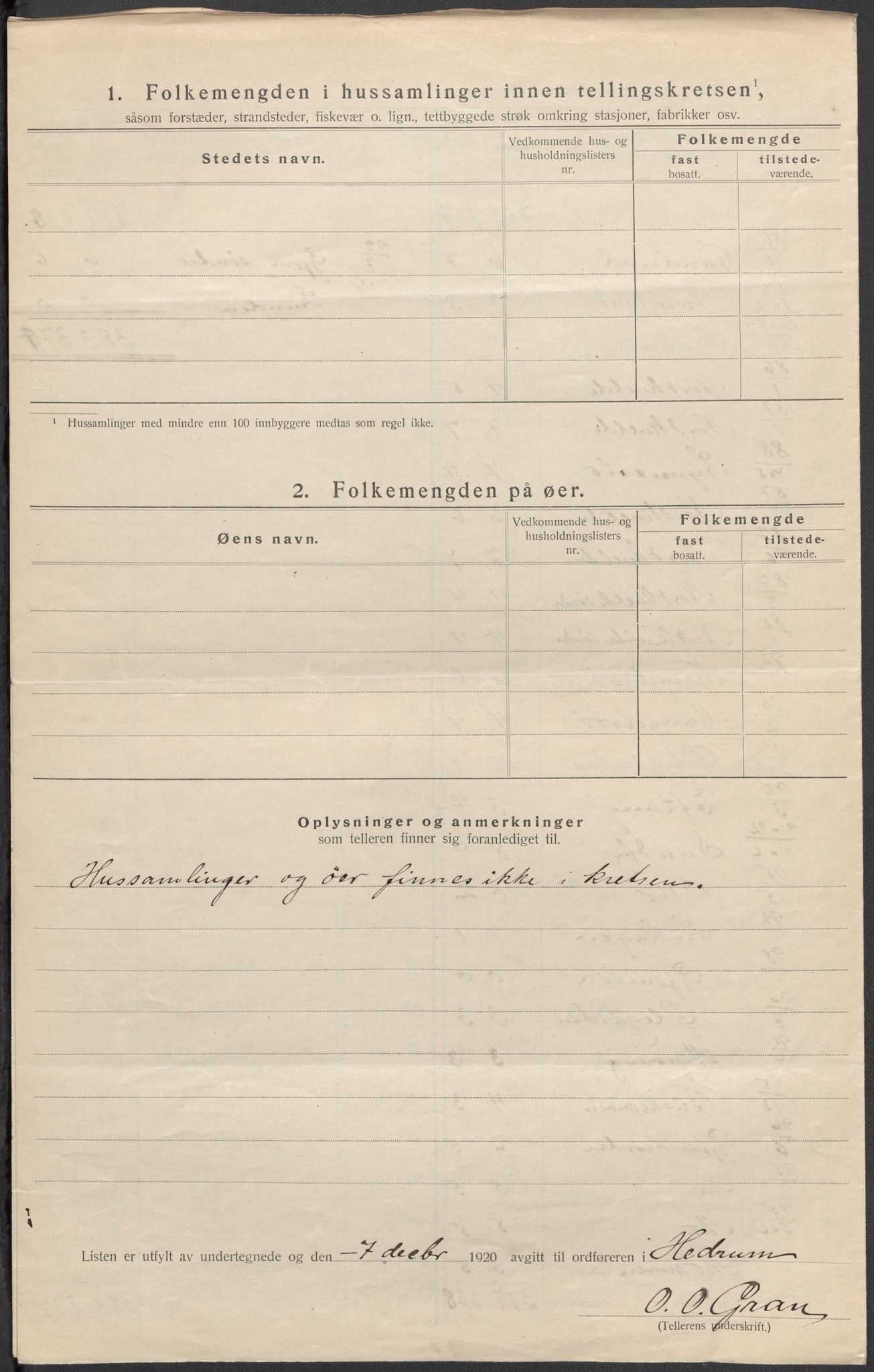 SAKO, 1920 census for Hedrum, 1920, p. 48