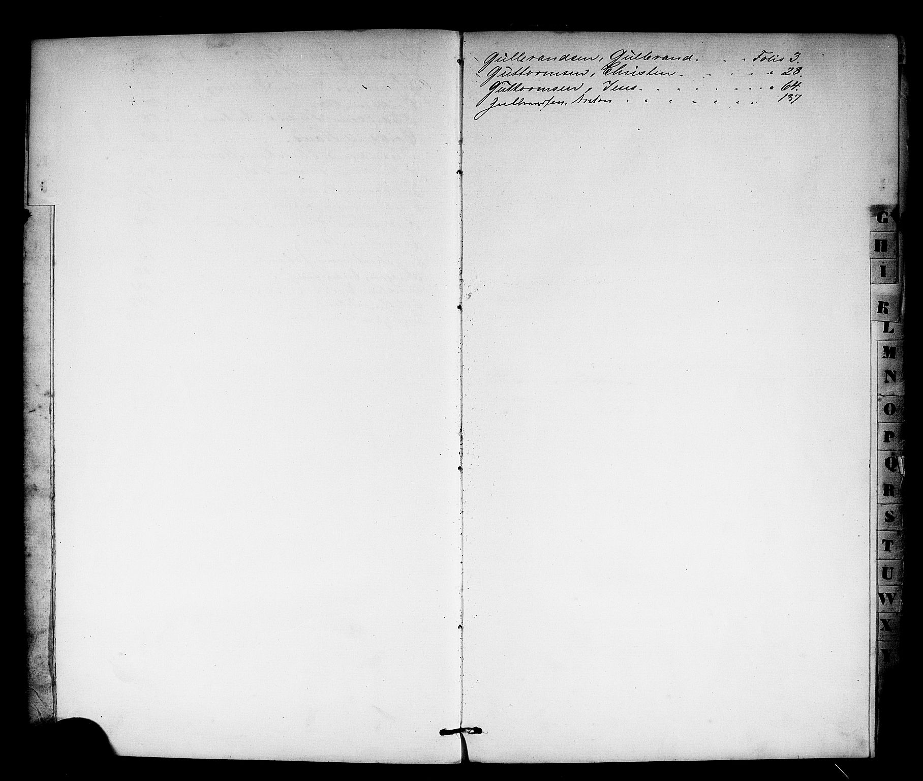 Horten innrulleringskontor, SAKO/A-785/F/Fc/L0002: Hovedrulle, 1861-1868, p. 6
