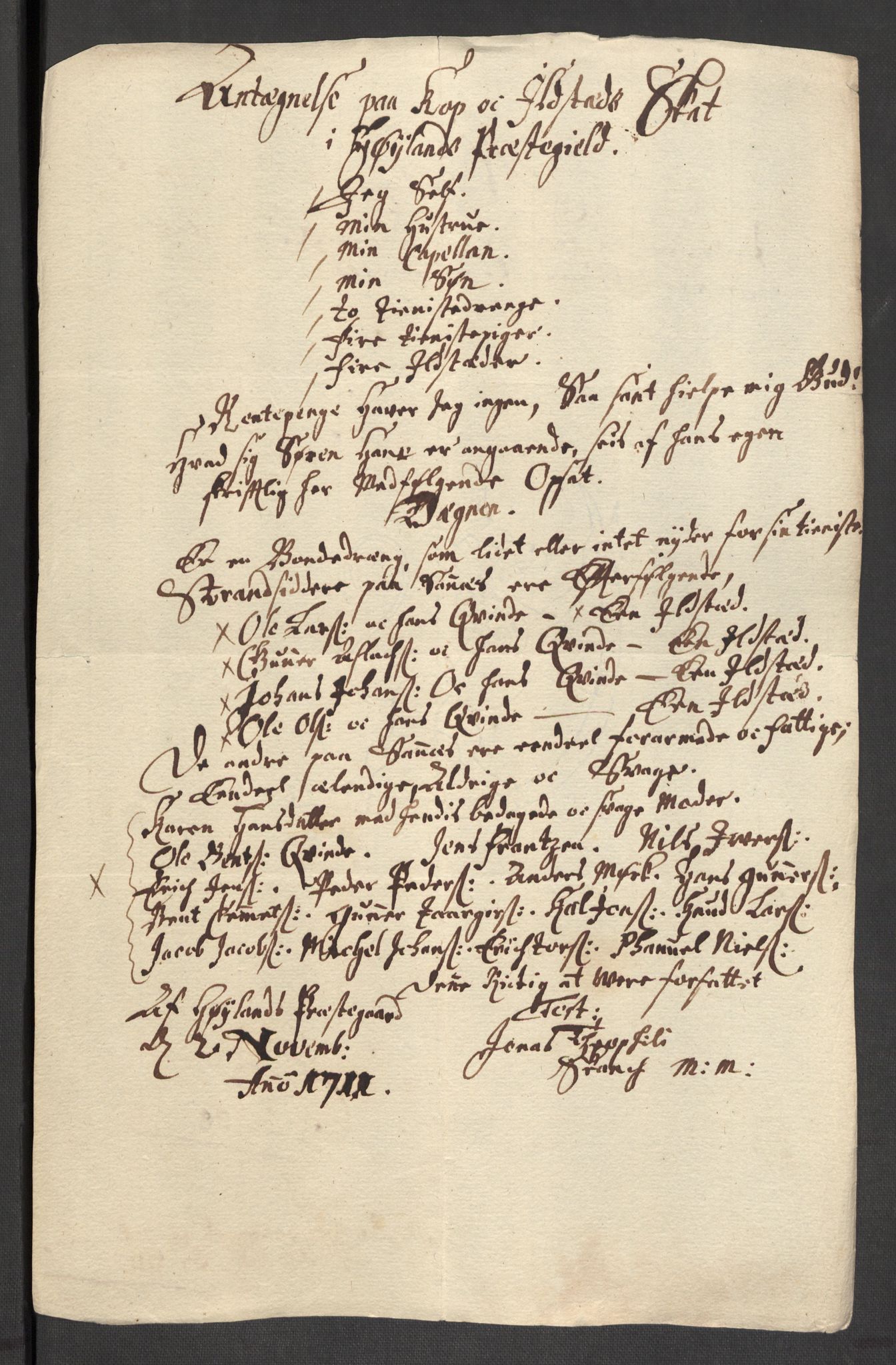 Rentekammeret inntil 1814, Reviderte regnskaper, Fogderegnskap, RA/EA-4092/R46/L2735: Fogderegnskap Jæren og Dalane, 1711, p. 156