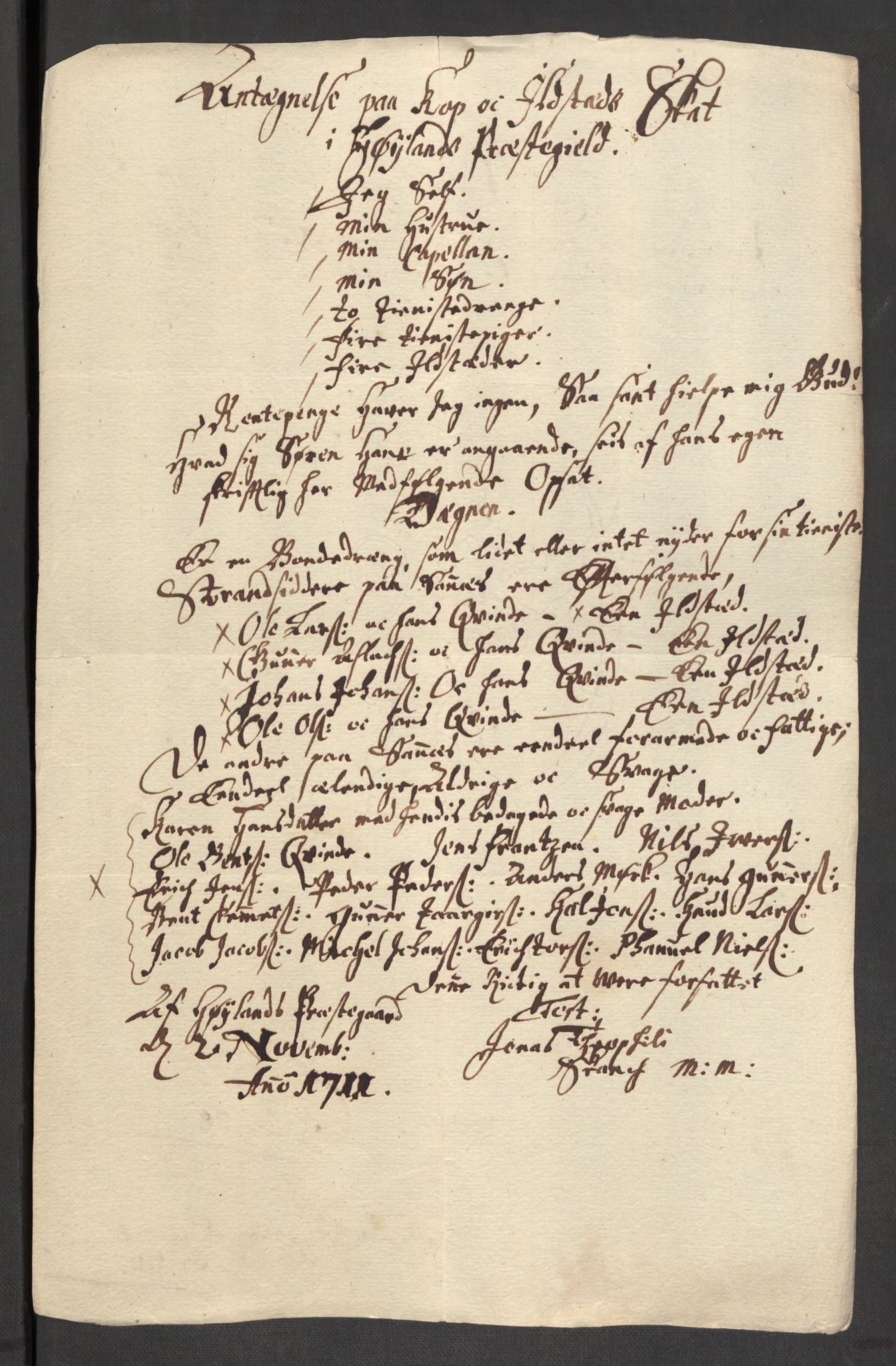 Rentekammeret inntil 1814, Reviderte regnskaper, Fogderegnskap, AV/RA-EA-4092/R46/L2735: Fogderegnskap Jæren og Dalane, 1711, p. 156