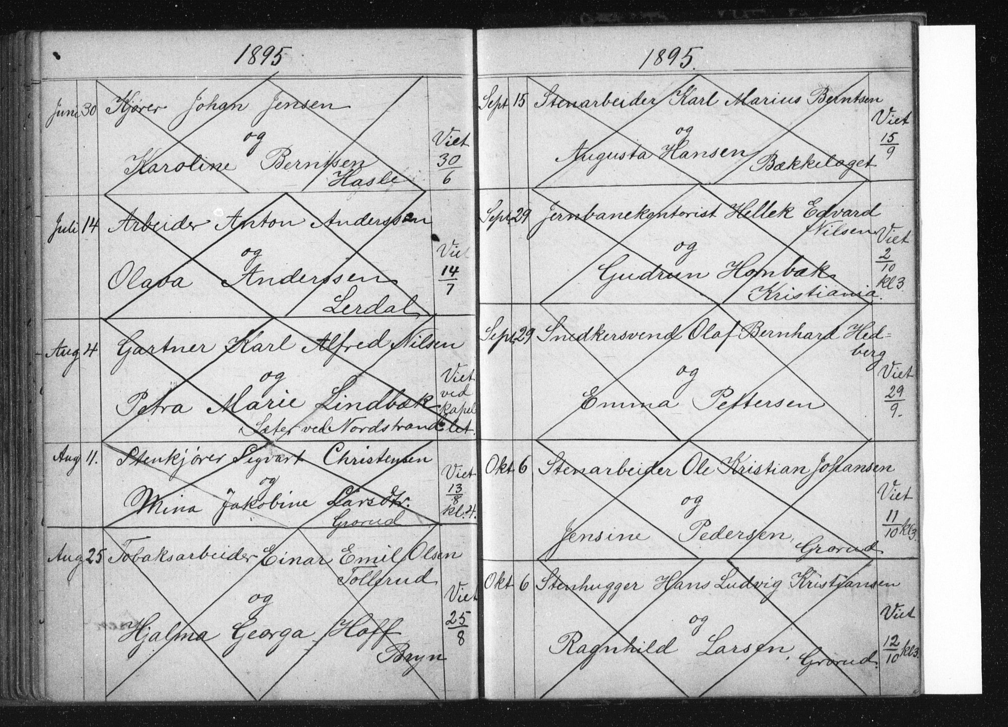 Østre Aker prestekontor Kirkebøker, AV/SAO-A-10840/H/Ha/L0005: Banns register no. I 5, 1879-1899