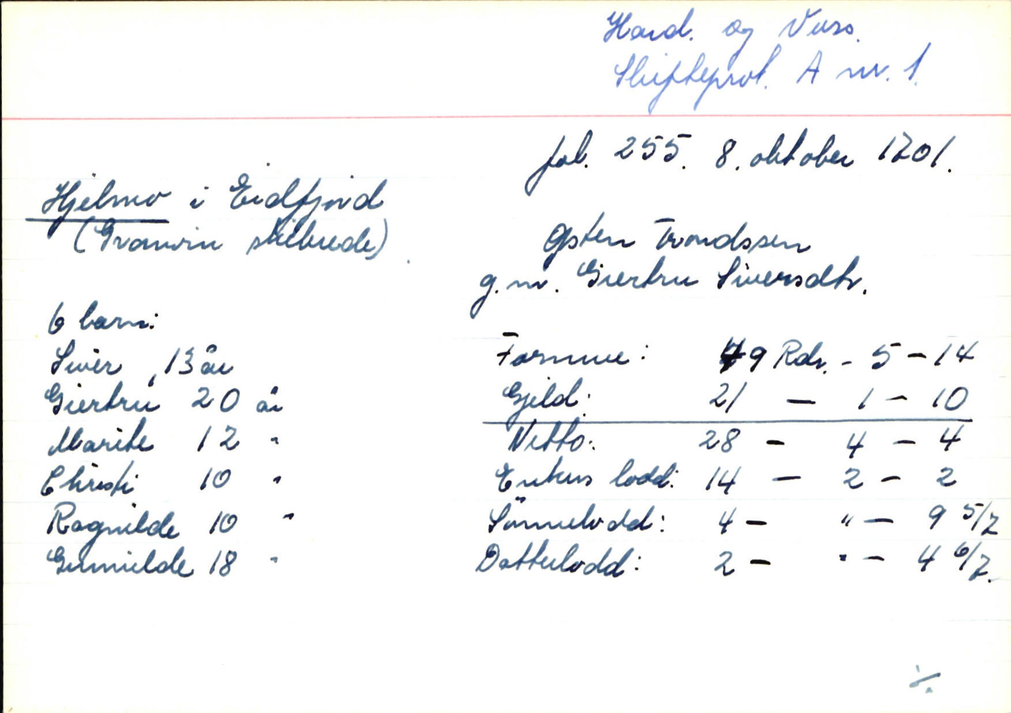 Skiftekort ved Statsarkivet i Bergen, SAB/SKIFTEKORT/002/L0001: Skifteprotokoll nr. 1-3, 1695-1721, p. 23