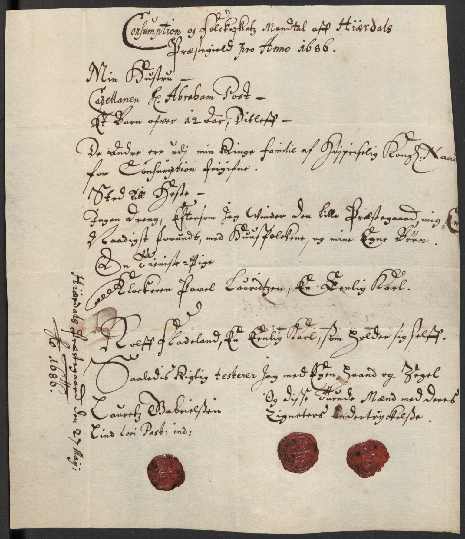 Rentekammeret inntil 1814, Reviderte regnskaper, Fogderegnskap, AV/RA-EA-4092/R35/L2083: Fogderegnskap Øvre og Nedre Telemark, 1686, p. 376