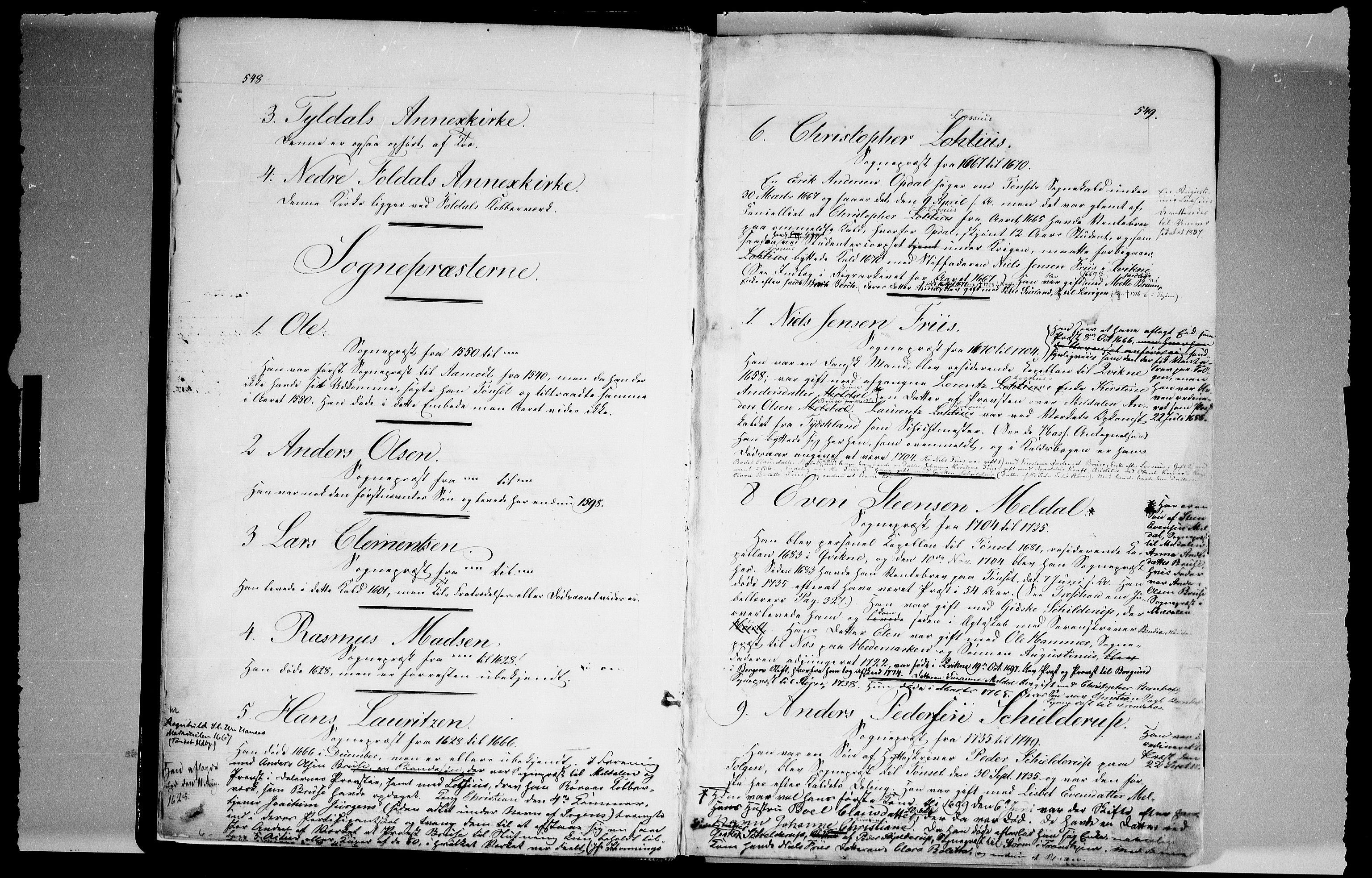 Svendsen, Bastian - etterretninger om geistligheten i Akershus stift, AV/SAO-PAO-0181/D/L0006: Etterretninger del 5