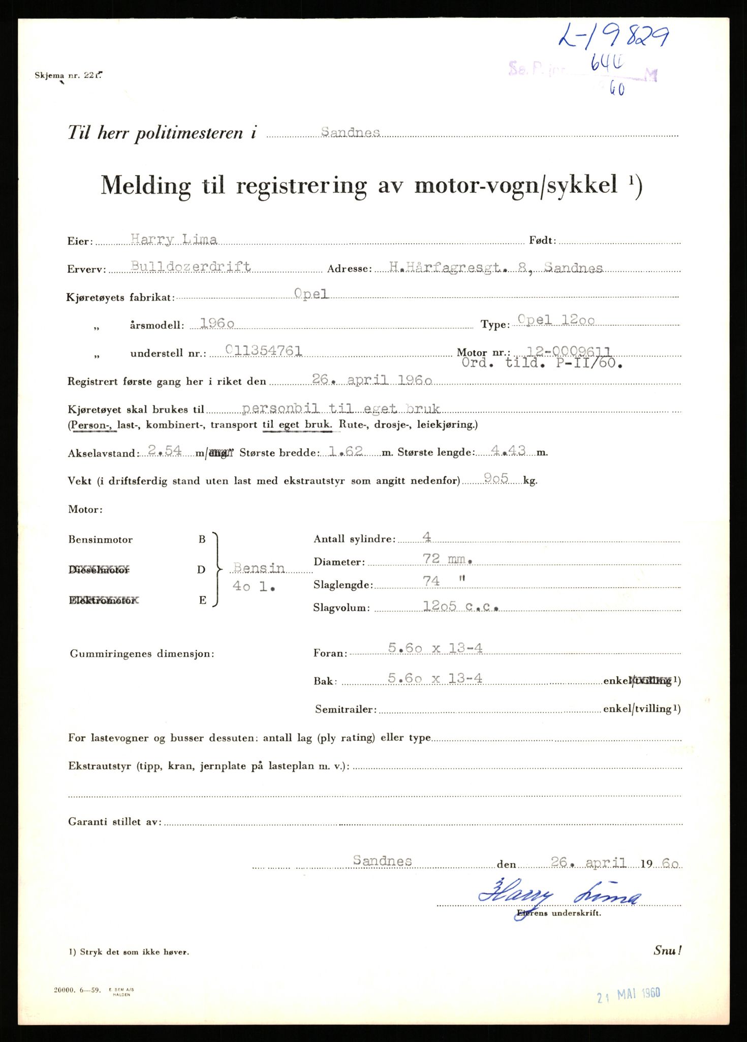 Stavanger trafikkstasjon, AV/SAST-A-101942/0/F/L0035: L-19100 - L-19999, 1930-1971, p. 1998