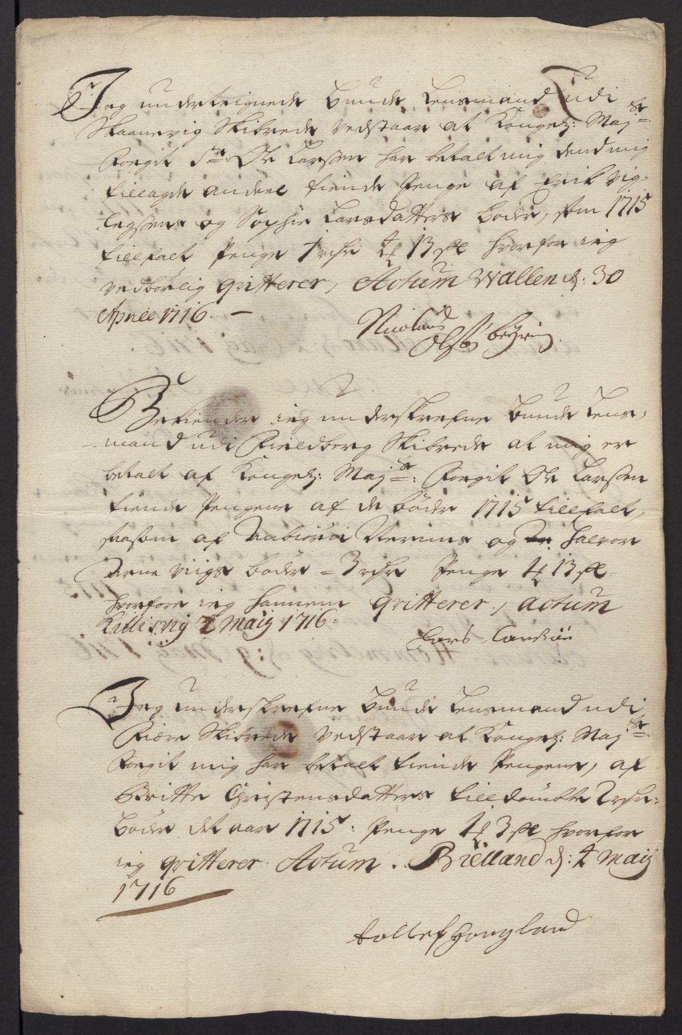 Rentekammeret inntil 1814, Reviderte regnskaper, Fogderegnskap, AV/RA-EA-4092/R48/L2991: Fogderegnskap Sunnhordland og Hardanger, 1715, p. 239