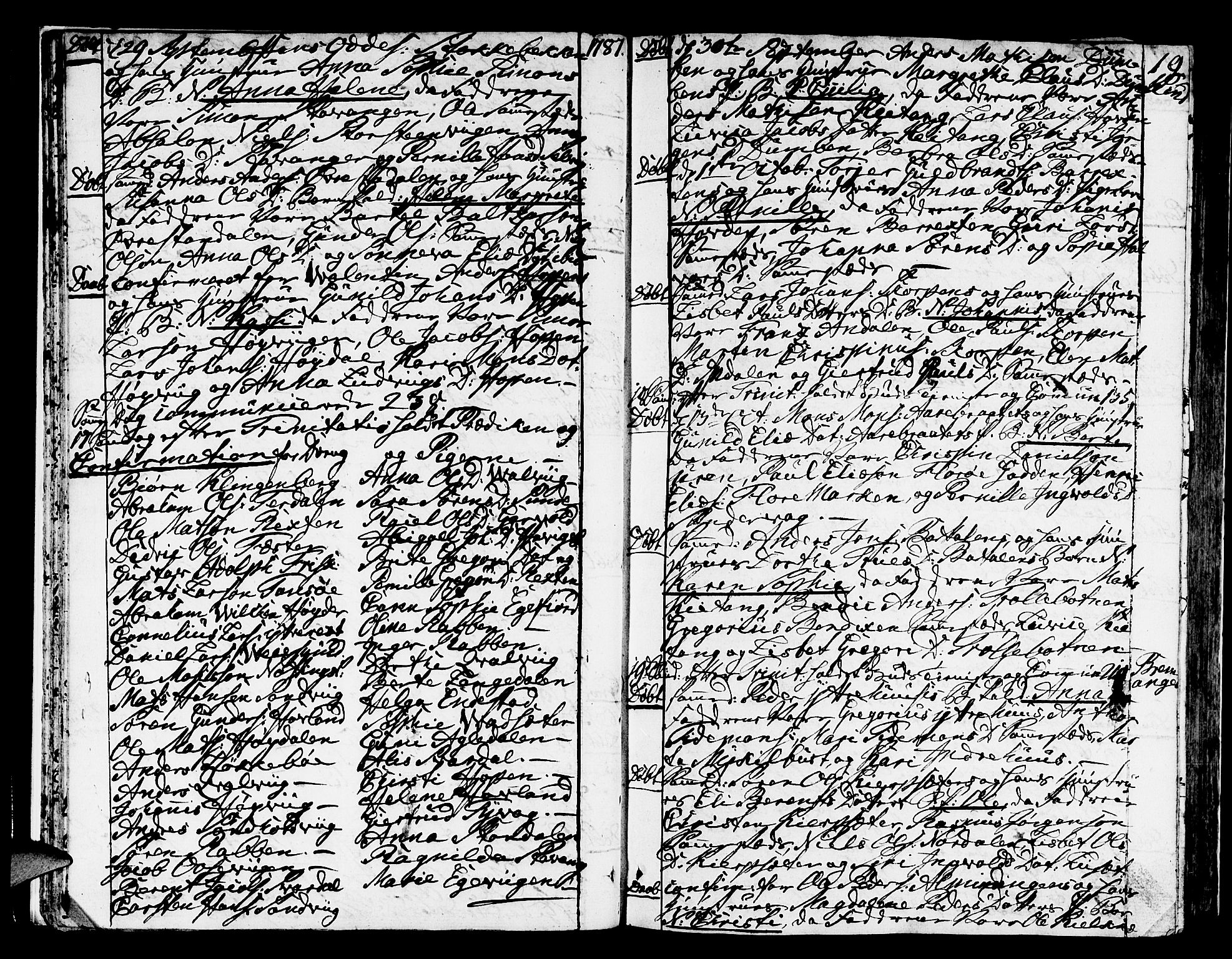 Kinn sokneprestembete, AV/SAB-A-80801/H/Haa/Haaa/L0003: Parish register (official) no. A 3, 1785-1821, p. 19