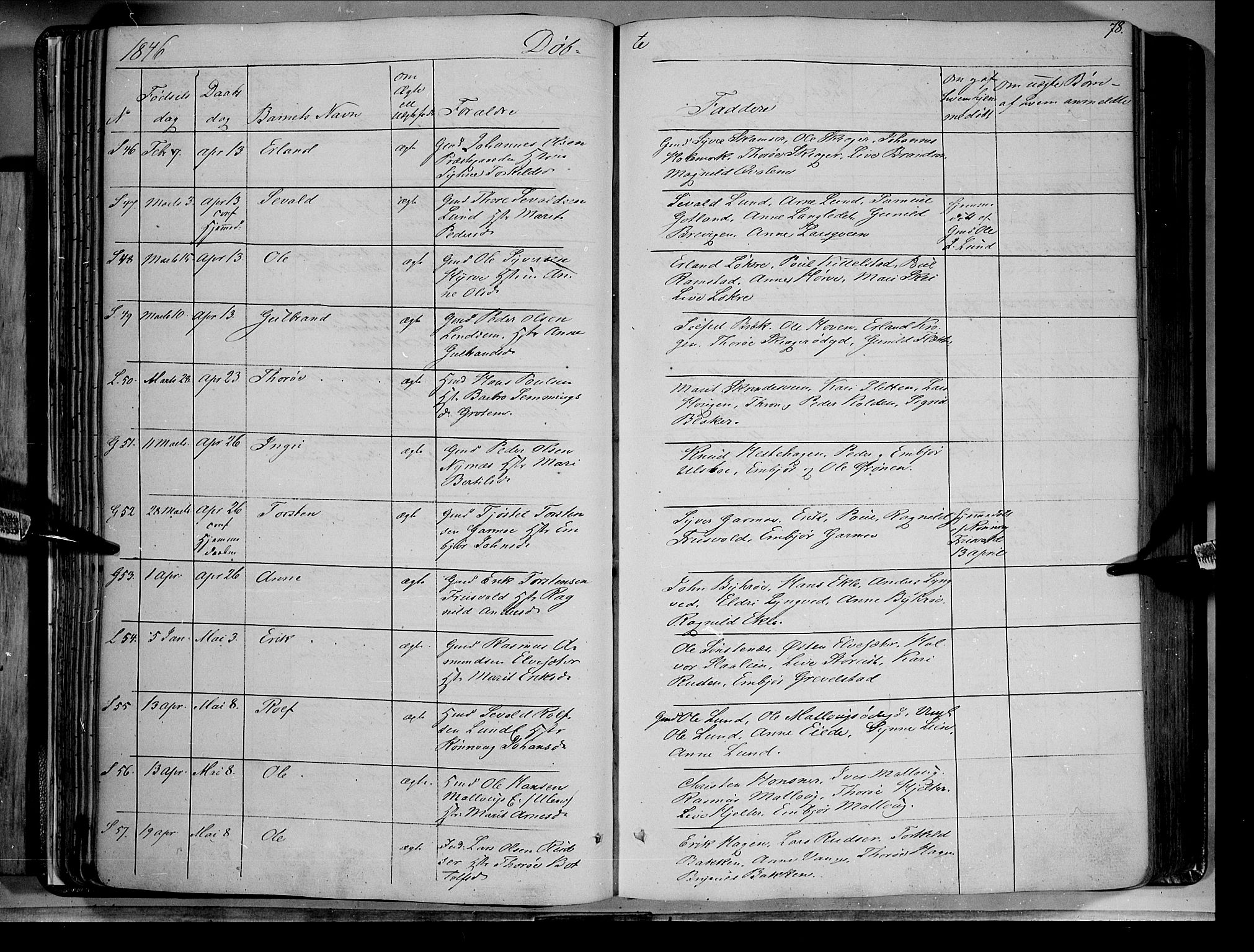 Lom prestekontor, AV/SAH-PREST-070/K/L0006: Parish register (official) no. 6A, 1837-1863, p. 78