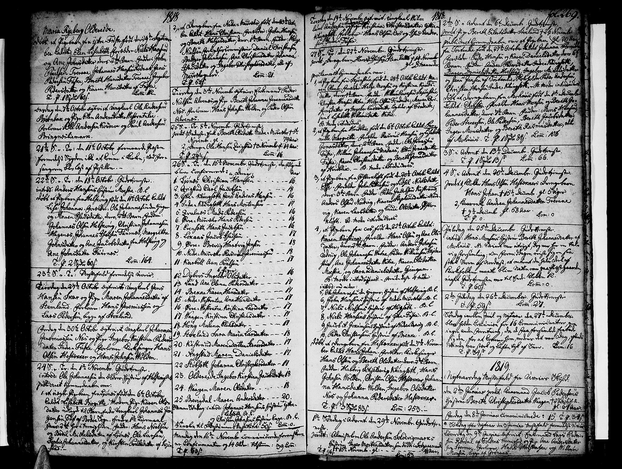 Ministerialprotokoller, klokkerbøker og fødselsregistre - Nordland, SAT/A-1459/852/L0735: Parish register (official) no. 852A05, 1762-1820, p. 269
