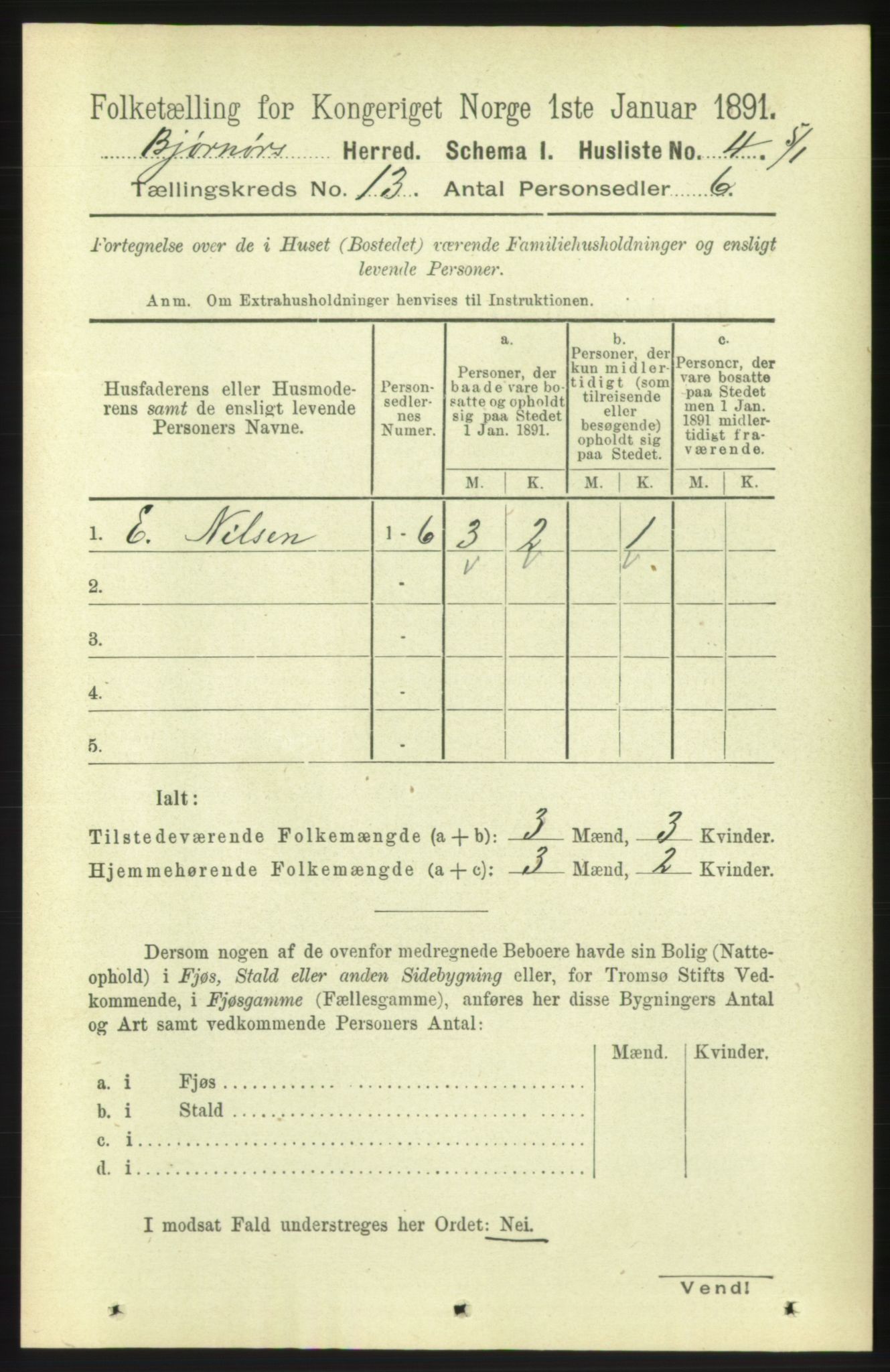 RA, 1891 census for 1632 Bjørnør, 1891, p. 5482