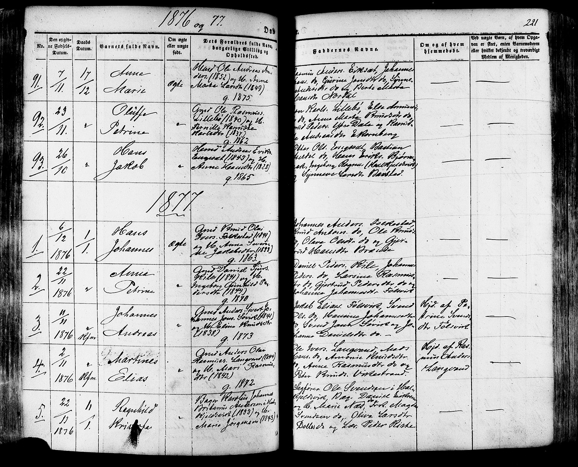 Ministerialprotokoller, klokkerbøker og fødselsregistre - Møre og Romsdal, SAT/A-1454/511/L0140: Parish register (official) no. 511A07, 1851-1878, p. 221
