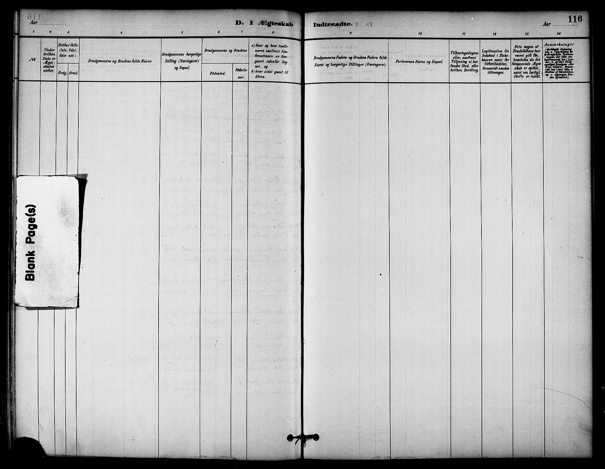 Ministerialprotokoller, klokkerbøker og fødselsregistre - Nord-Trøndelag, SAT/A-1458/766/L0563: Parish register (official) no. 767A01, 1881-1899, p. 116