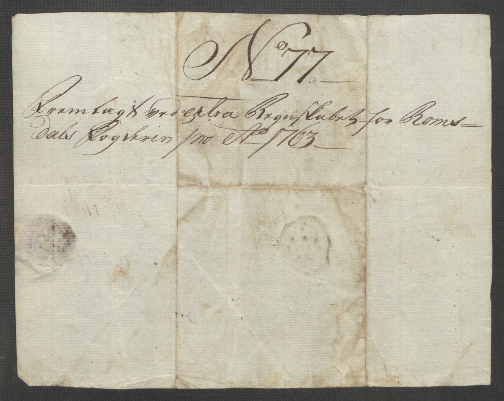 Rentekammeret inntil 1814, Reviderte regnskaper, Fogderegnskap, AV/RA-EA-4092/R55/L3730: Ekstraskatten Romsdal, 1762-1763, p. 535