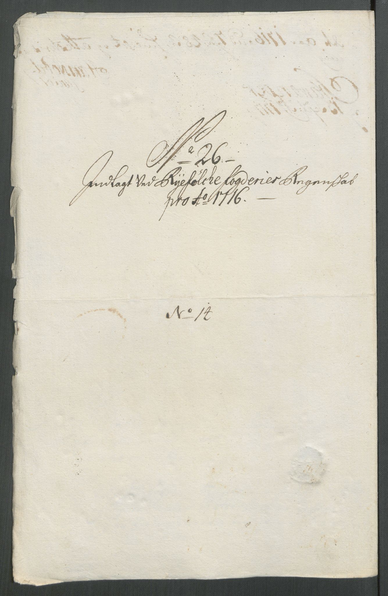 Rentekammeret inntil 1814, Reviderte regnskaper, Fogderegnskap, AV/RA-EA-4092/R47/L2869: Fogderegnskap Ryfylke, 1716, p. 218