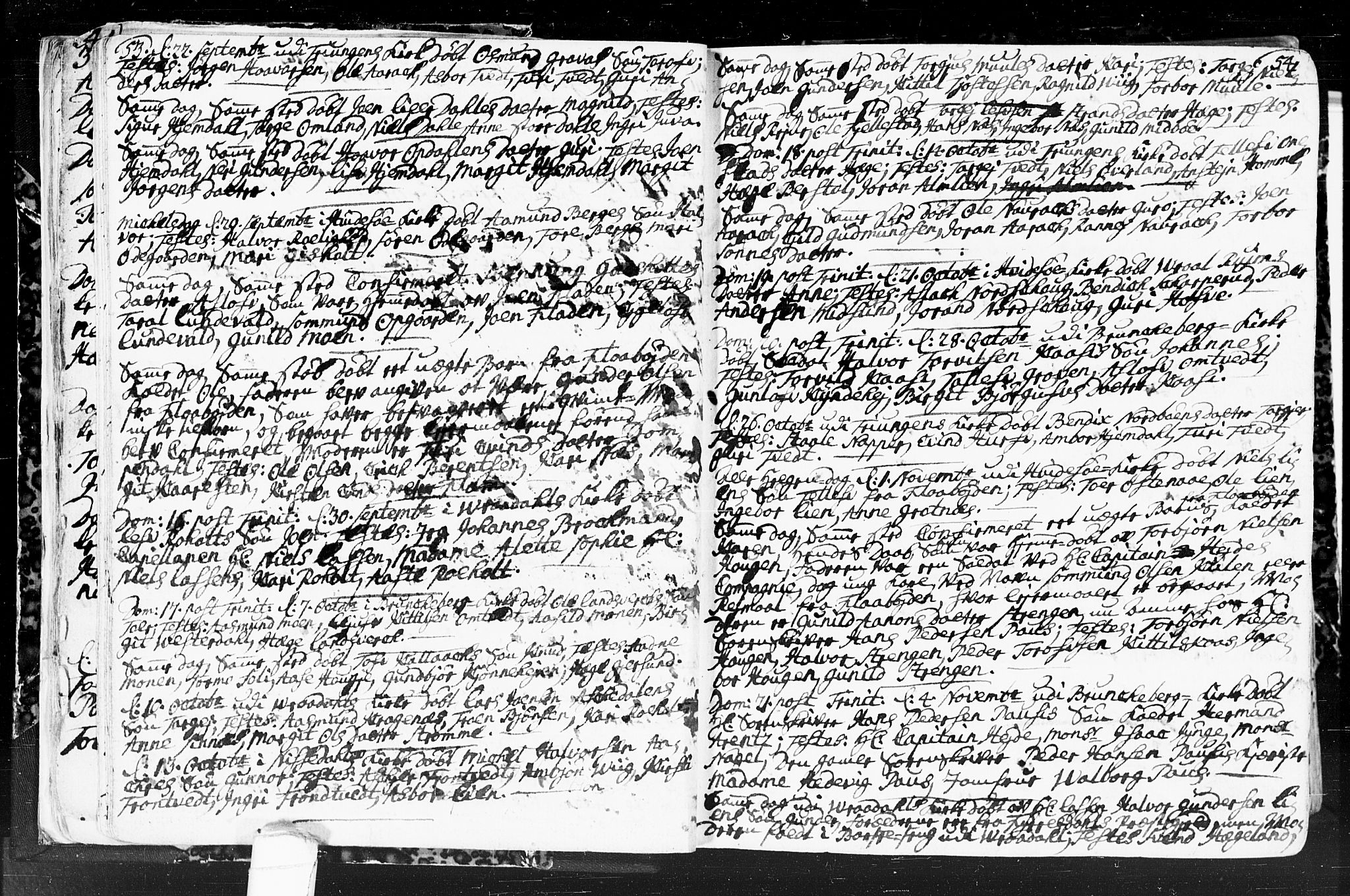 Kviteseid kirkebøker, SAKO/A-276/F/Fa/L0001: Parish register (official) no. I 1, 1754-1773, p. 53-54
