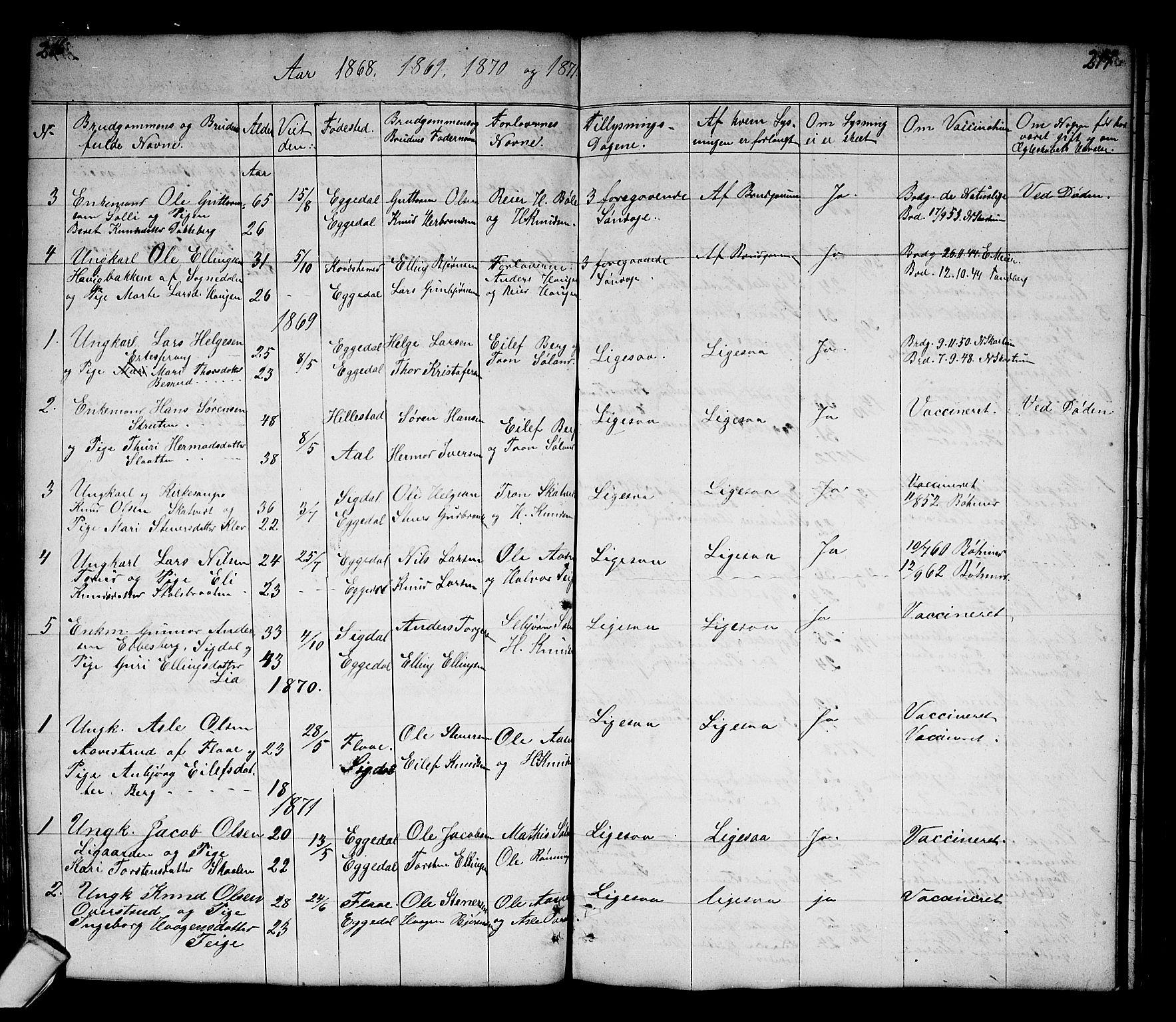 Sigdal kirkebøker, SAKO/A-245/G/Gb/L0001: Parish register (copy) no. II 1, 1841-1874, p. 216-217