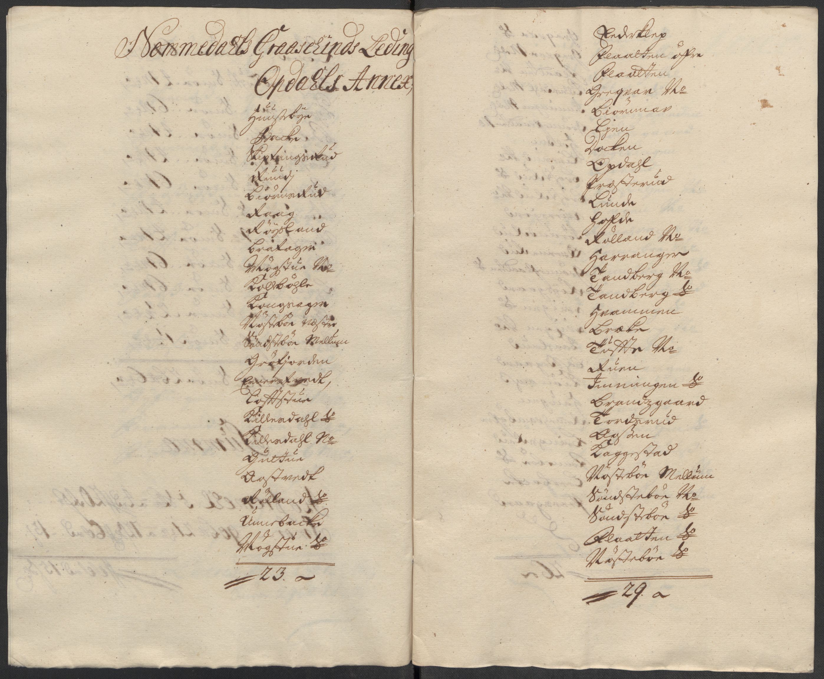 Rentekammeret inntil 1814, Reviderte regnskaper, Fogderegnskap, AV/RA-EA-4092/R24/L1591: Fogderegnskap Numedal og Sandsvær, 1715, p. 238