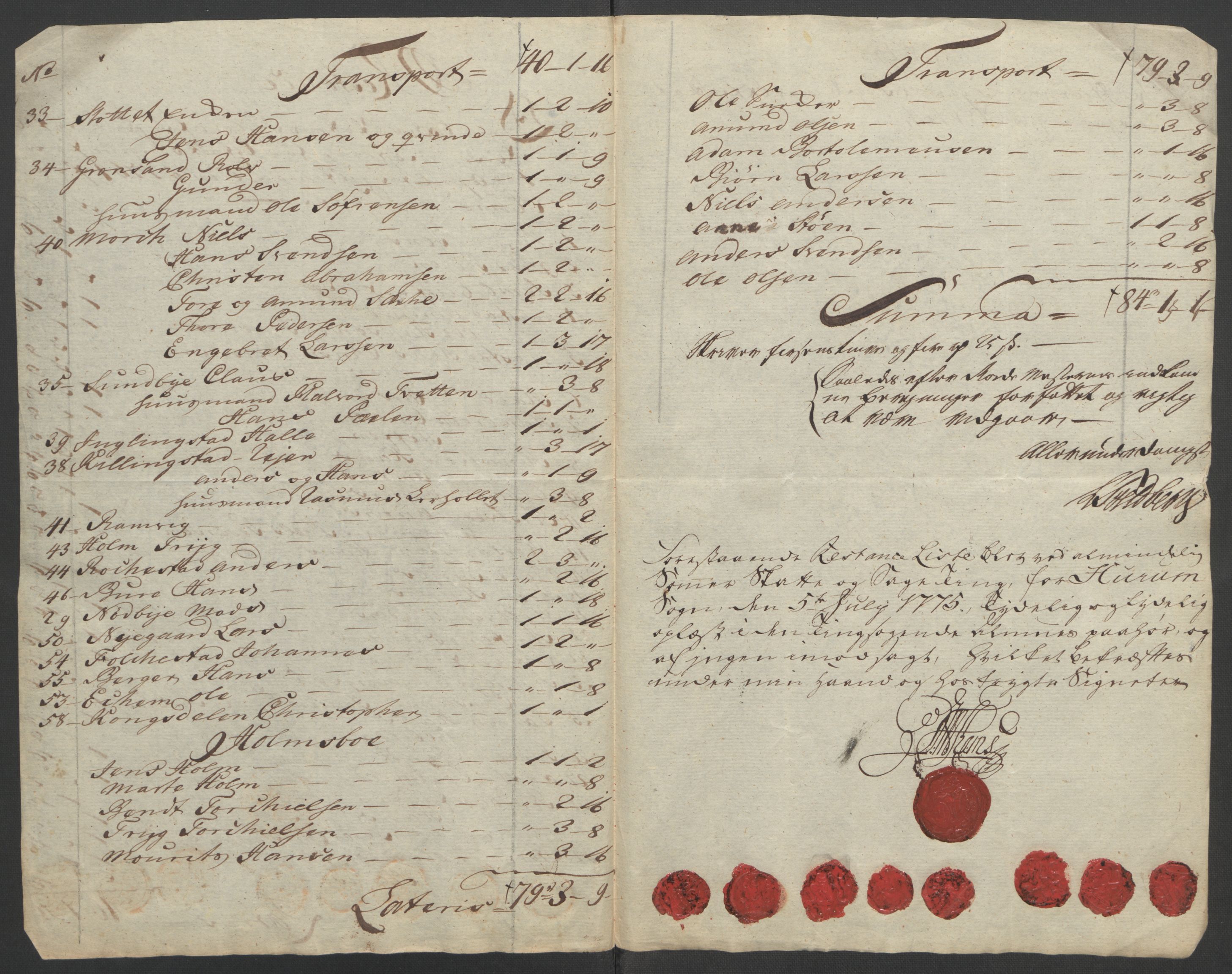 Rentekammeret inntil 1814, Reviderte regnskaper, Fogderegnskap, AV/RA-EA-4092/R31/L1833: Ekstraskatten Hurum, Røyken, Eiker, Lier og Buskerud, 1762-1764, p. 290