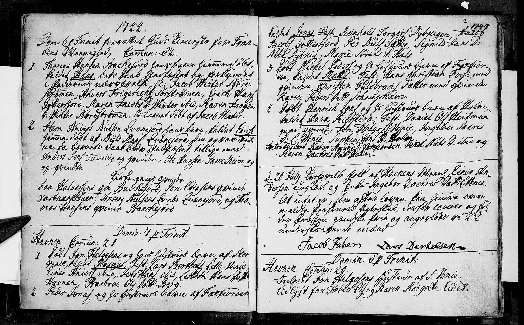 Ibestad sokneprestembete, SATØ/S-0077/H/Ha/Haa/L0001kirke: Parish register (official) no. 1, 1744-1757, p. 2