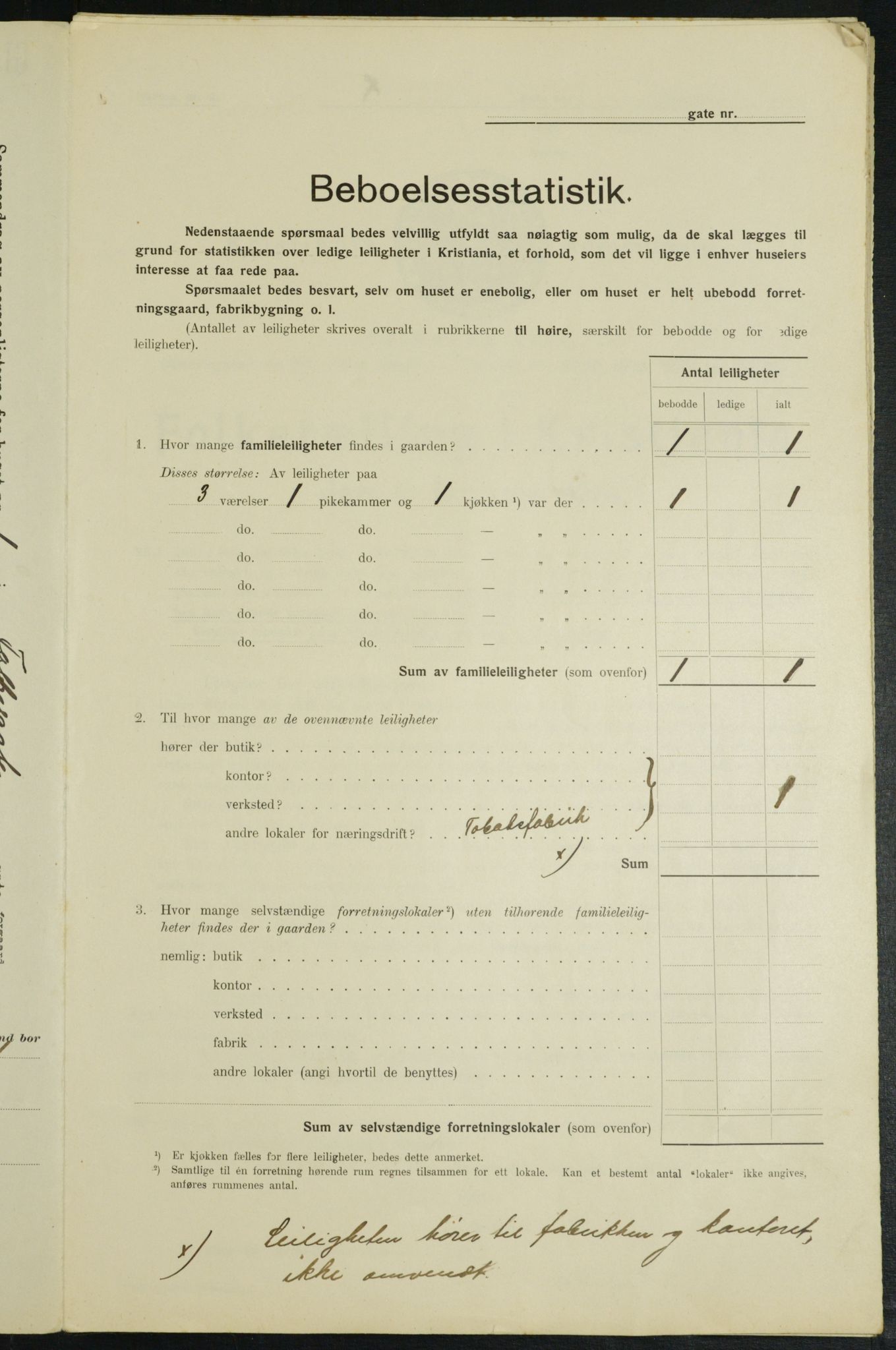 OBA, Municipal Census 1914 for Kristiania, 1914, p. 23324