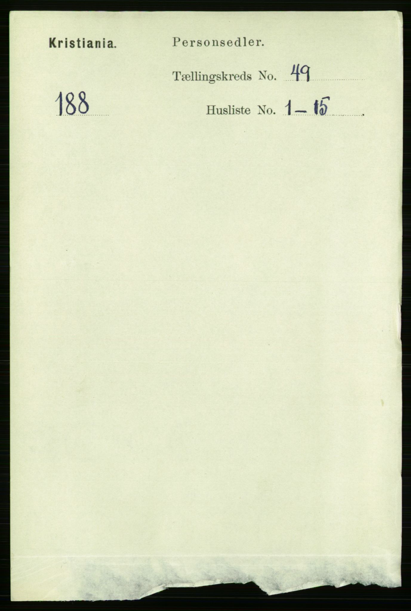 RA, 1891 census for 0301 Kristiania, 1891, p. 28567