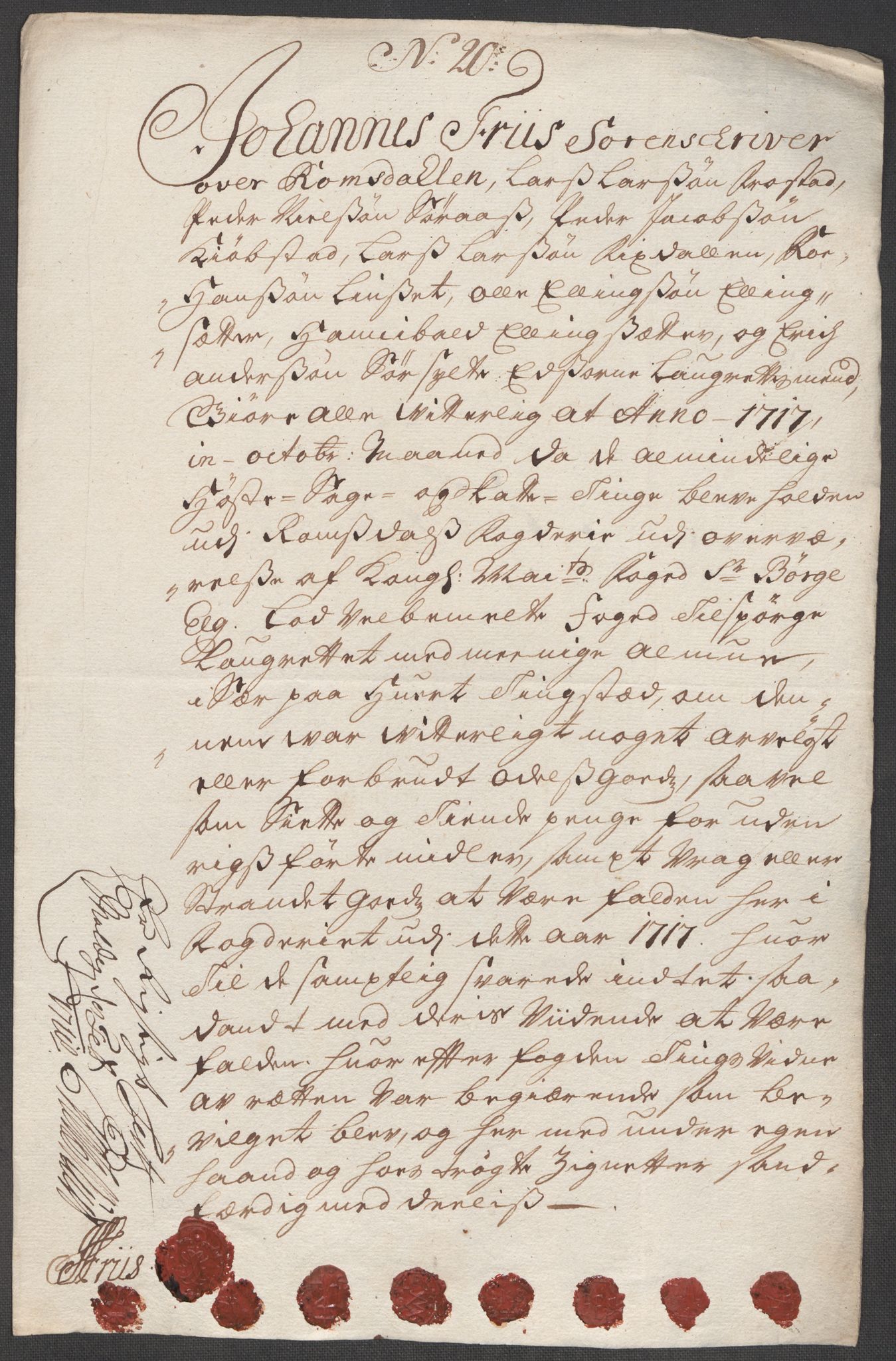 Rentekammeret inntil 1814, Reviderte regnskaper, Fogderegnskap, RA/EA-4092/R55/L3664: Fogderegnskap Romsdal, 1717, p. 183