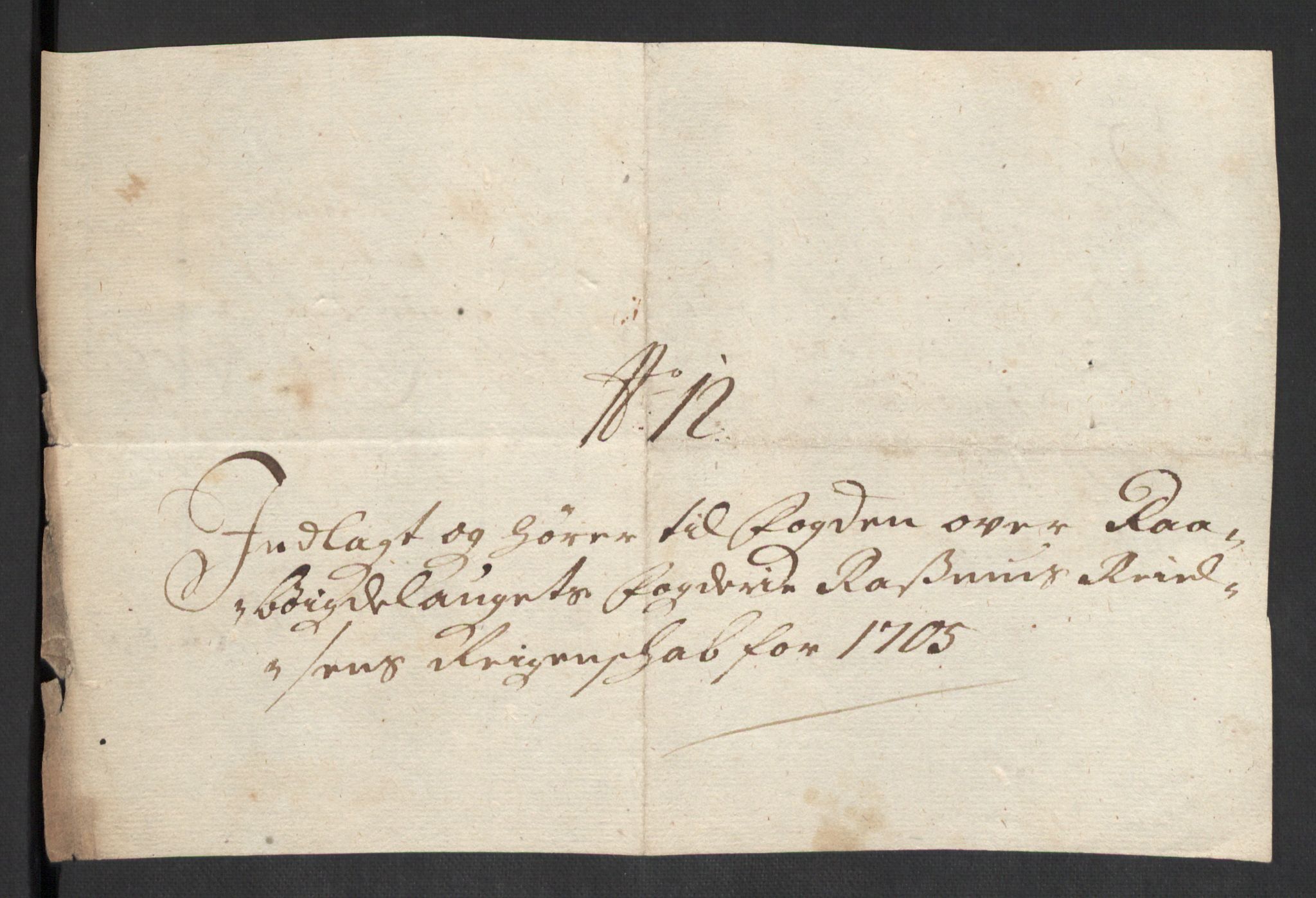 Rentekammeret inntil 1814, Reviderte regnskaper, Fogderegnskap, AV/RA-EA-4092/R40/L2447: Fogderegnskap Råbyggelag, 1703-1705, p. 407