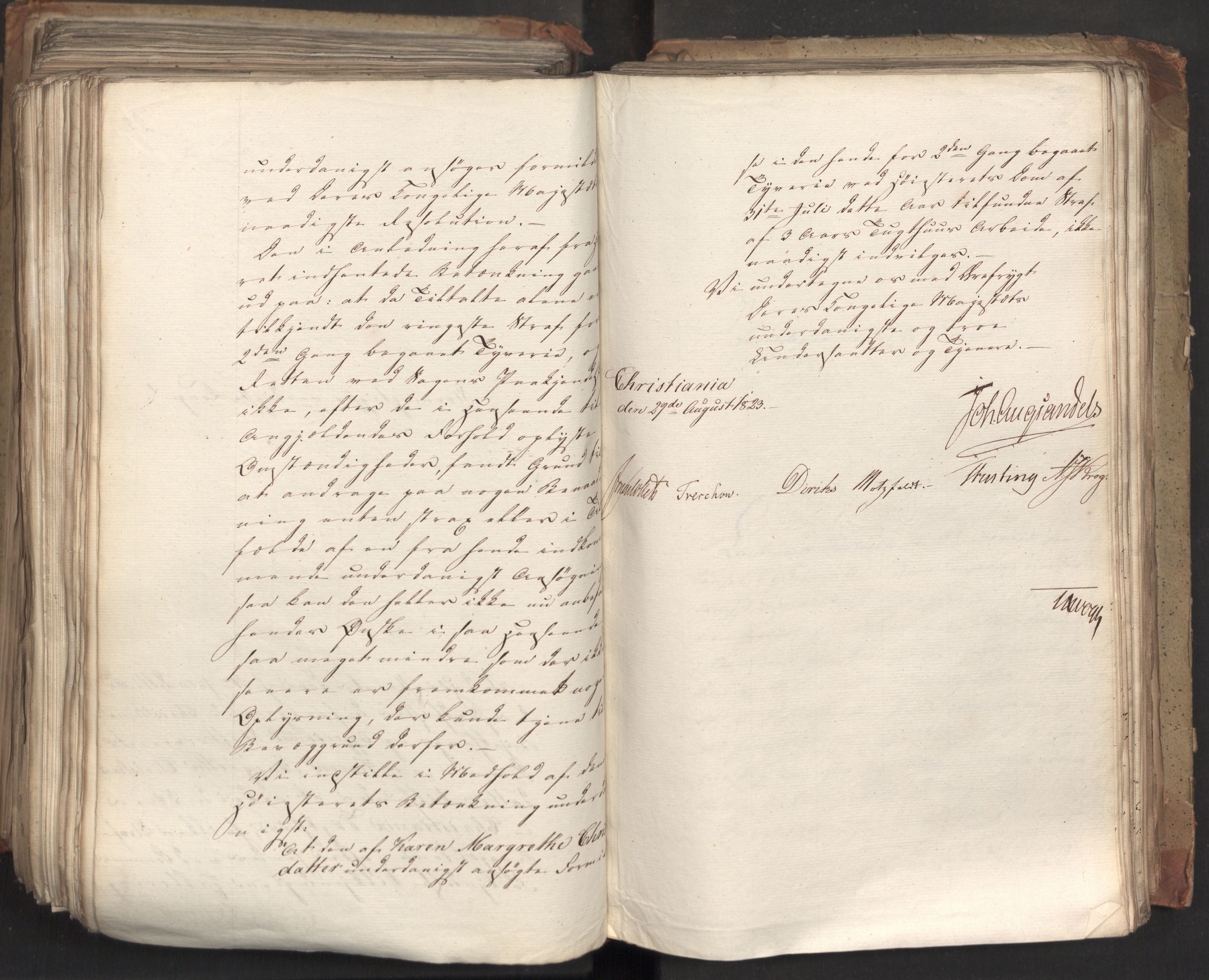 Statsrådsavdelingen i Stockholm, AV/RA-S-1003/D/Da/L0035: Regjeringsinnstillinger nr. 541-840, 1823, p. 495
