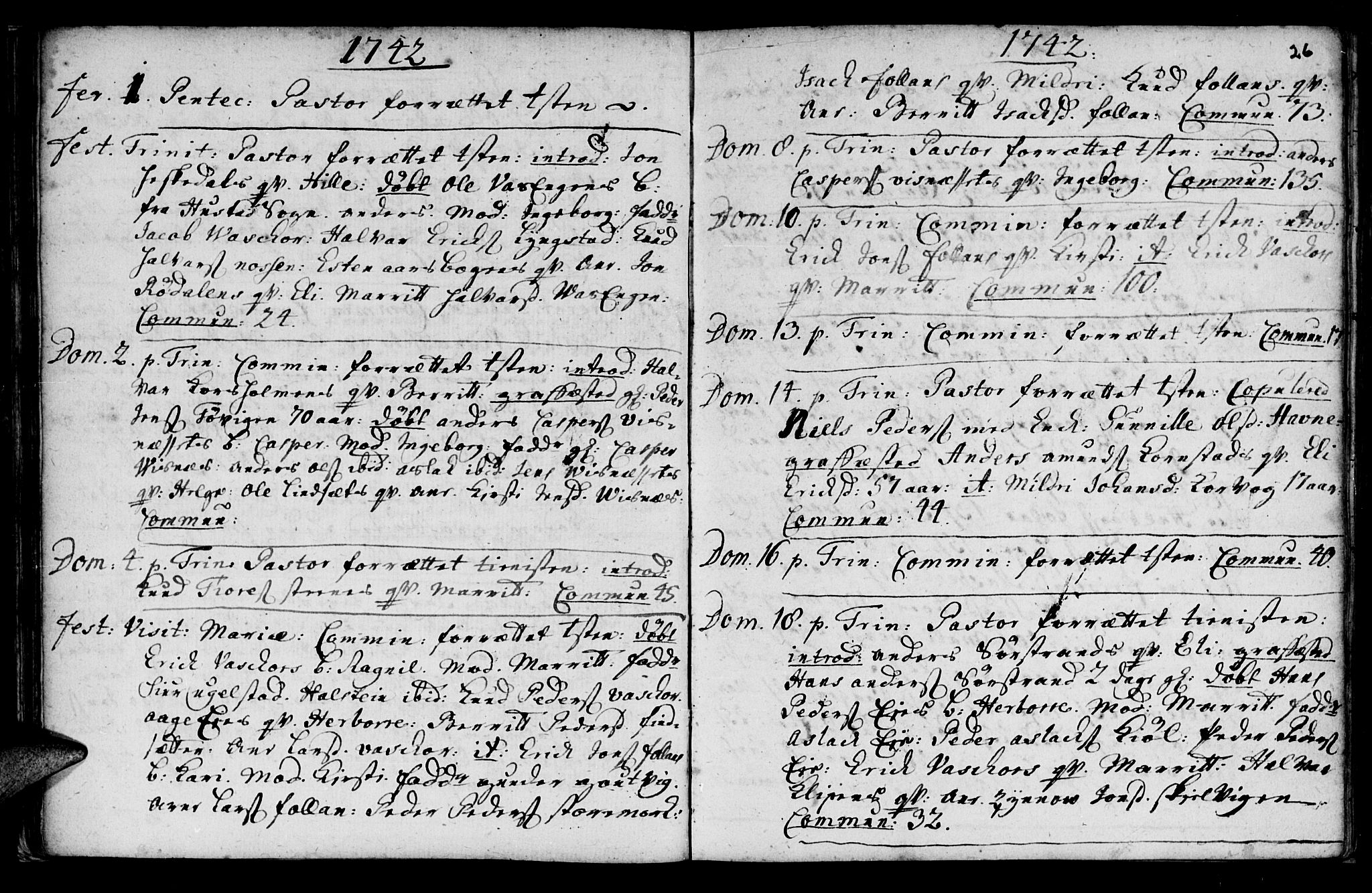 Ministerialprotokoller, klokkerbøker og fødselsregistre - Møre og Romsdal, AV/SAT-A-1454/570/L0827: Parish register (official) no. 570A01, 1737-1749, p. 26