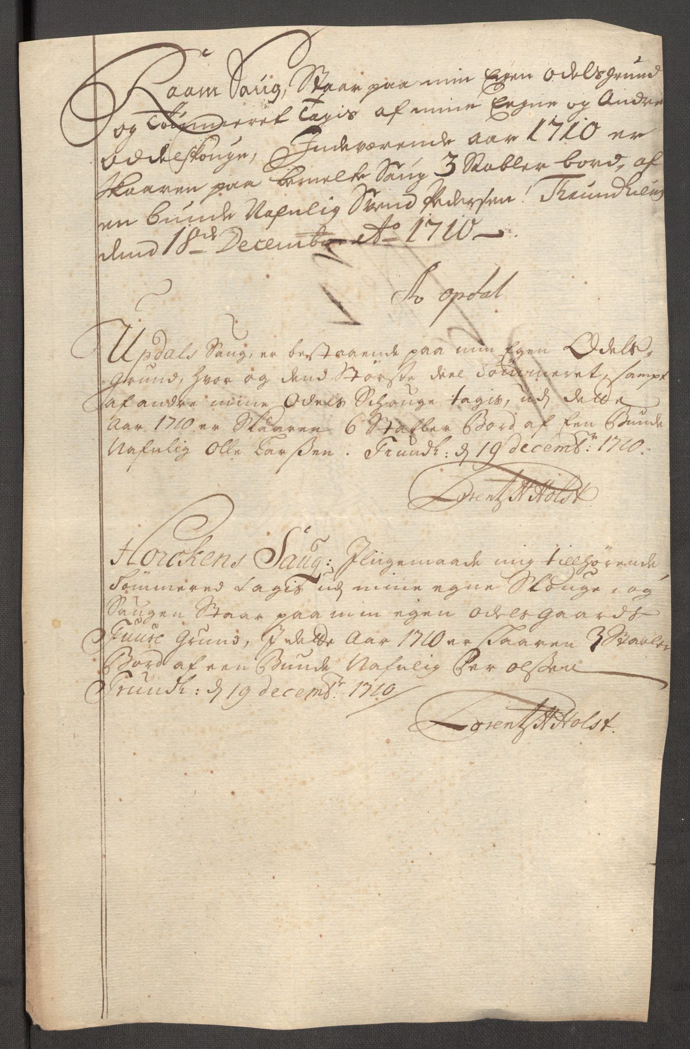Rentekammeret inntil 1814, Reviderte regnskaper, Fogderegnskap, RA/EA-4092/R64/L4431: Fogderegnskap Namdal, 1709-1710, p. 374