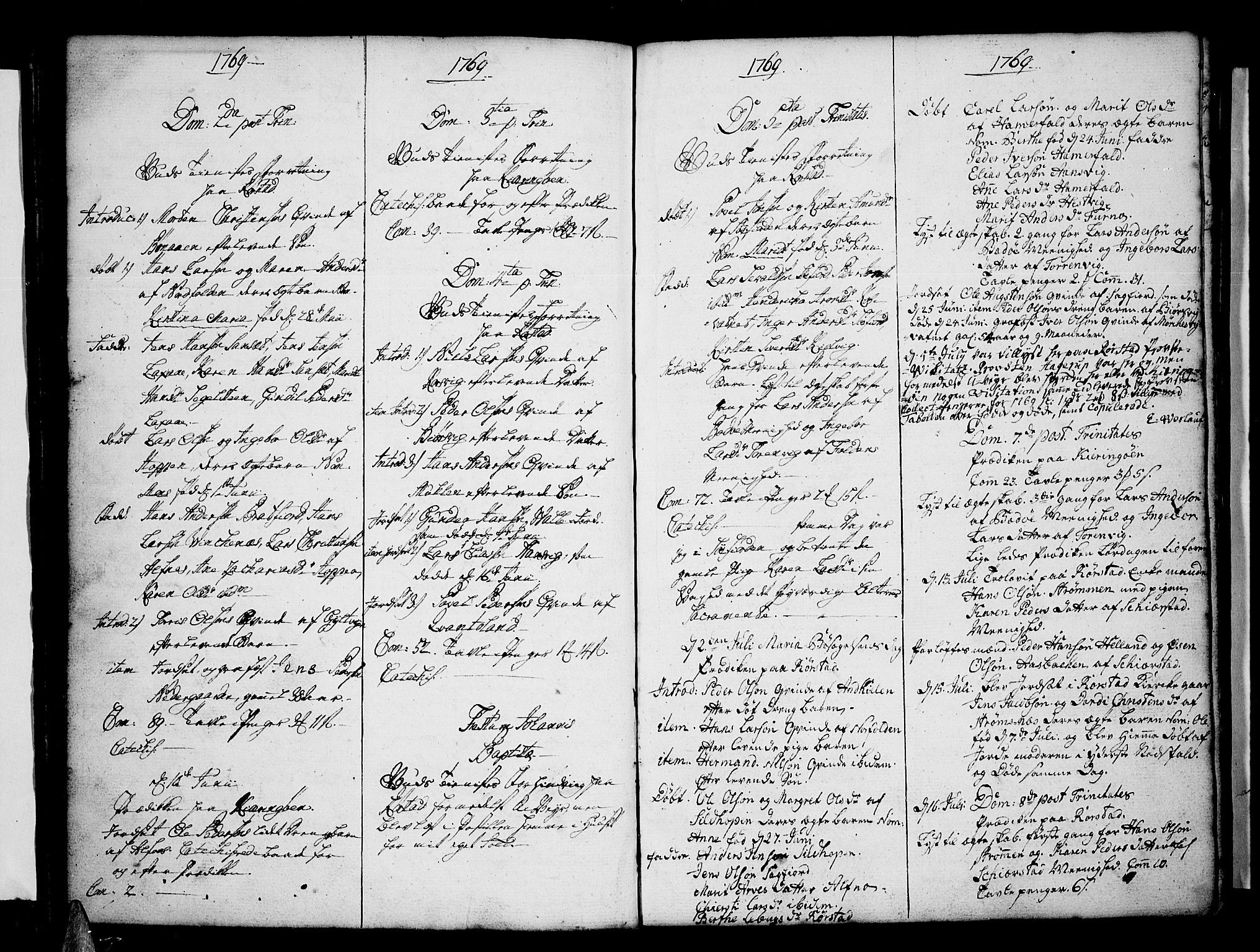 Ministerialprotokoller, klokkerbøker og fødselsregistre - Nordland, SAT/A-1459/853/L0766: Parish register (official) no. 853A05, 1745-1791