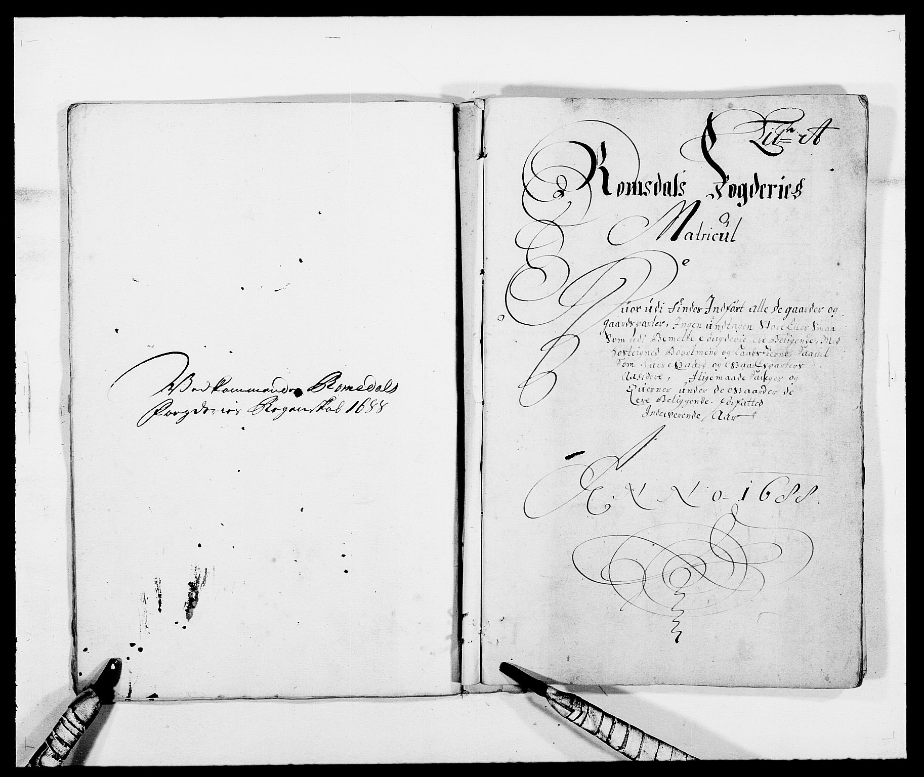 Rentekammeret inntil 1814, Reviderte regnskaper, Fogderegnskap, RA/EA-4092/R55/L3648: Fogderegnskap Romsdal, 1687-1689, p. 164