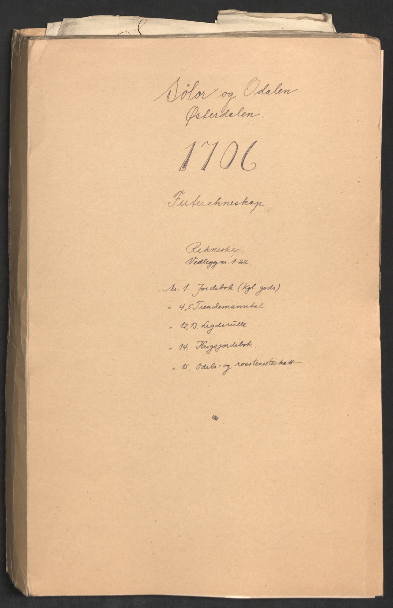 Rentekammeret inntil 1814, Reviderte regnskaper, Fogderegnskap, RA/EA-4092/R13/L0843: Fogderegnskap Solør, Odal og Østerdal, 1705-1706, p. 316