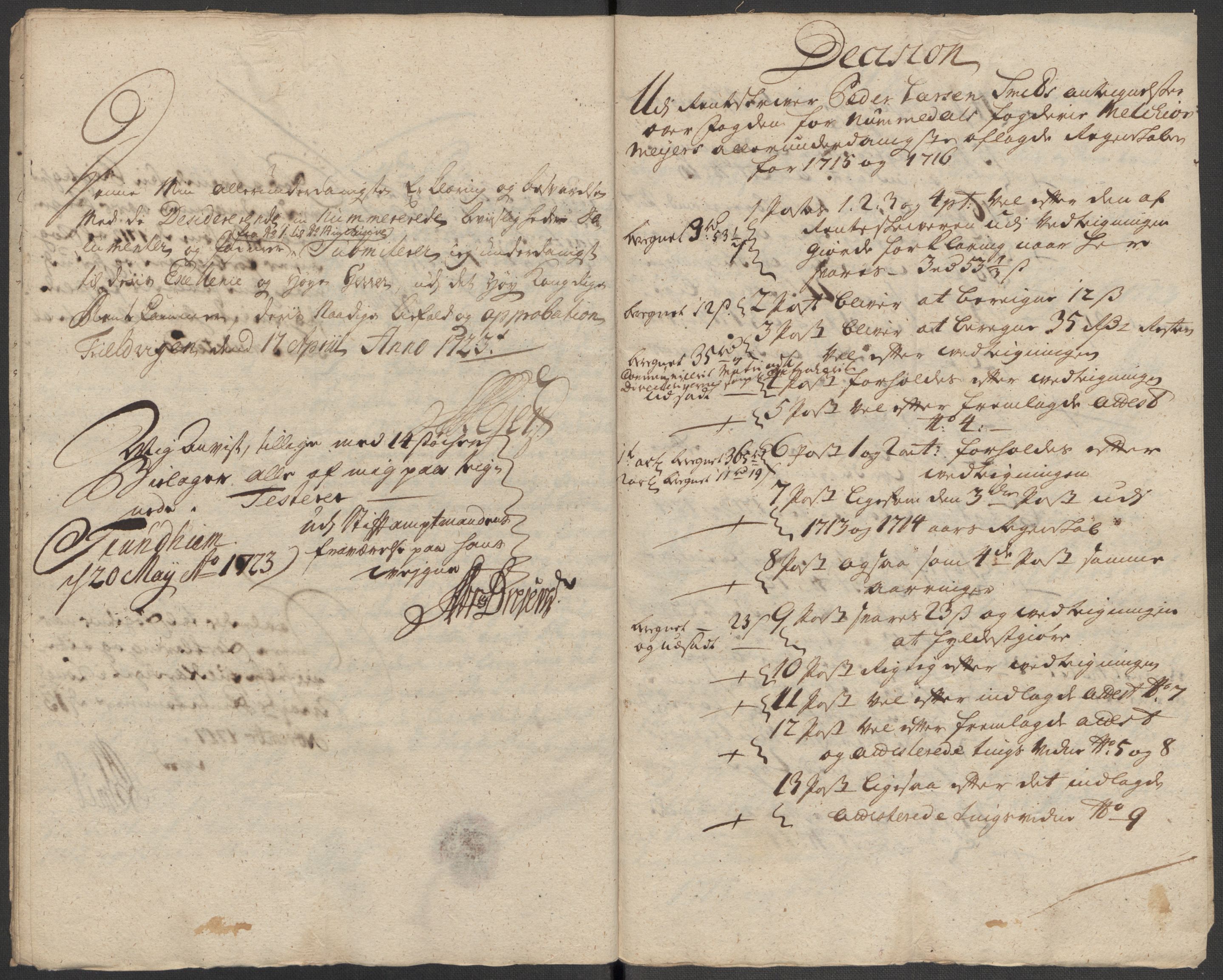 Rentekammeret inntil 1814, Reviderte regnskaper, Fogderegnskap, AV/RA-EA-4092/R64/L4437: Fogderegnskap Namdal, 1716, p. 258