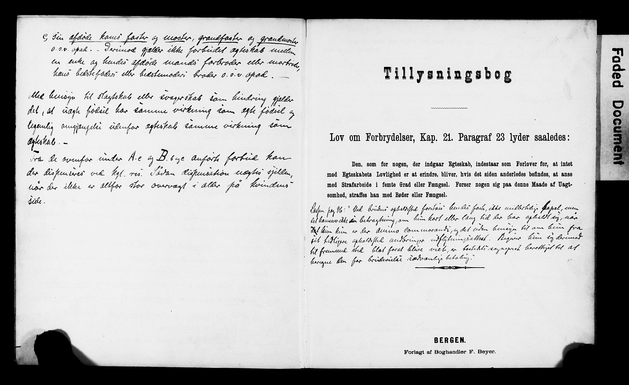 Balsfjord sokneprestembete, AV/SATØ-S-1303/H/Hd/L0030: Banns register no. 30, 1893-1897