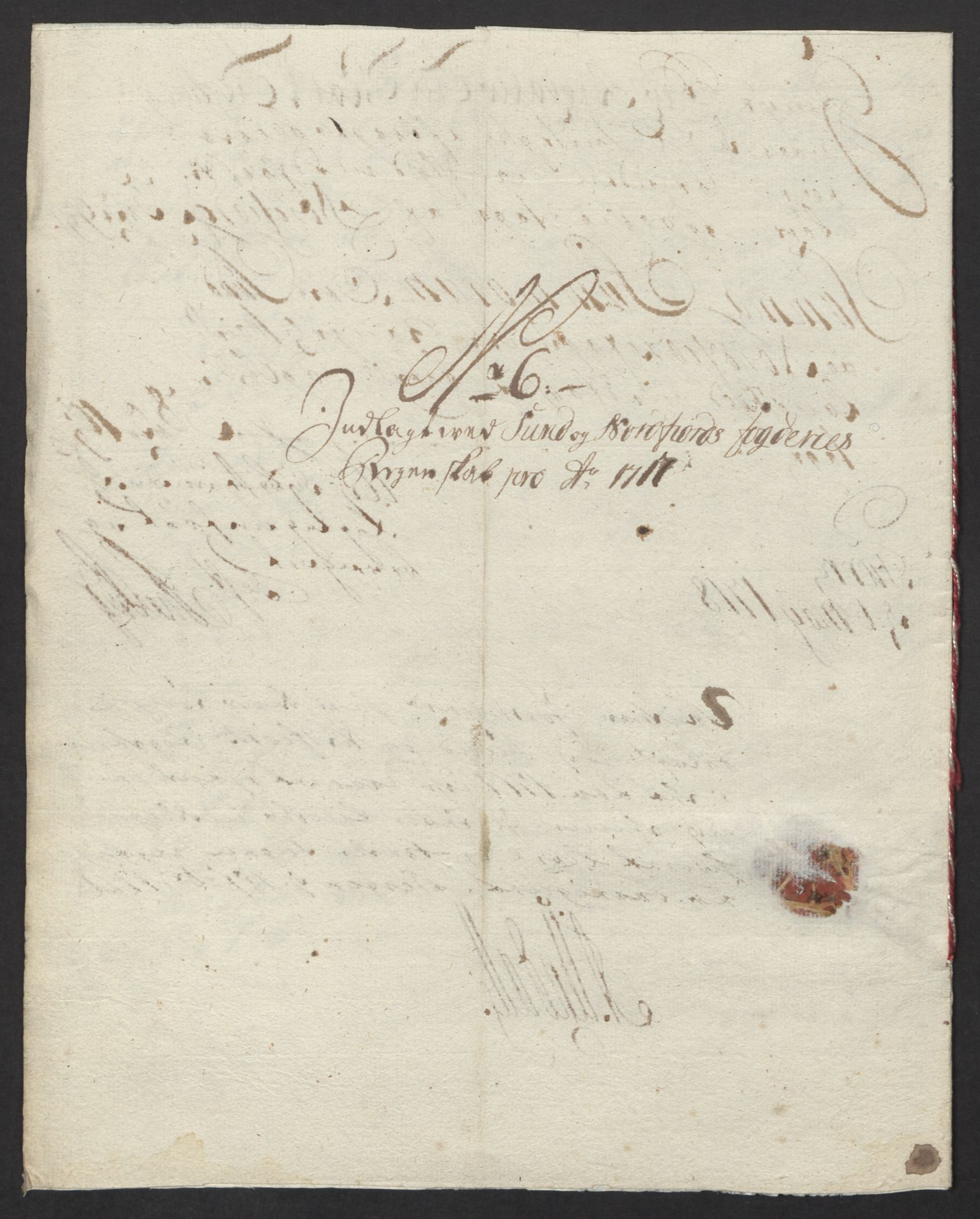 Rentekammeret inntil 1814, Reviderte regnskaper, Fogderegnskap, AV/RA-EA-4092/R53/L3441: Fogderegnskap Sunn- og Nordfjord, 1717-1718, p. 64