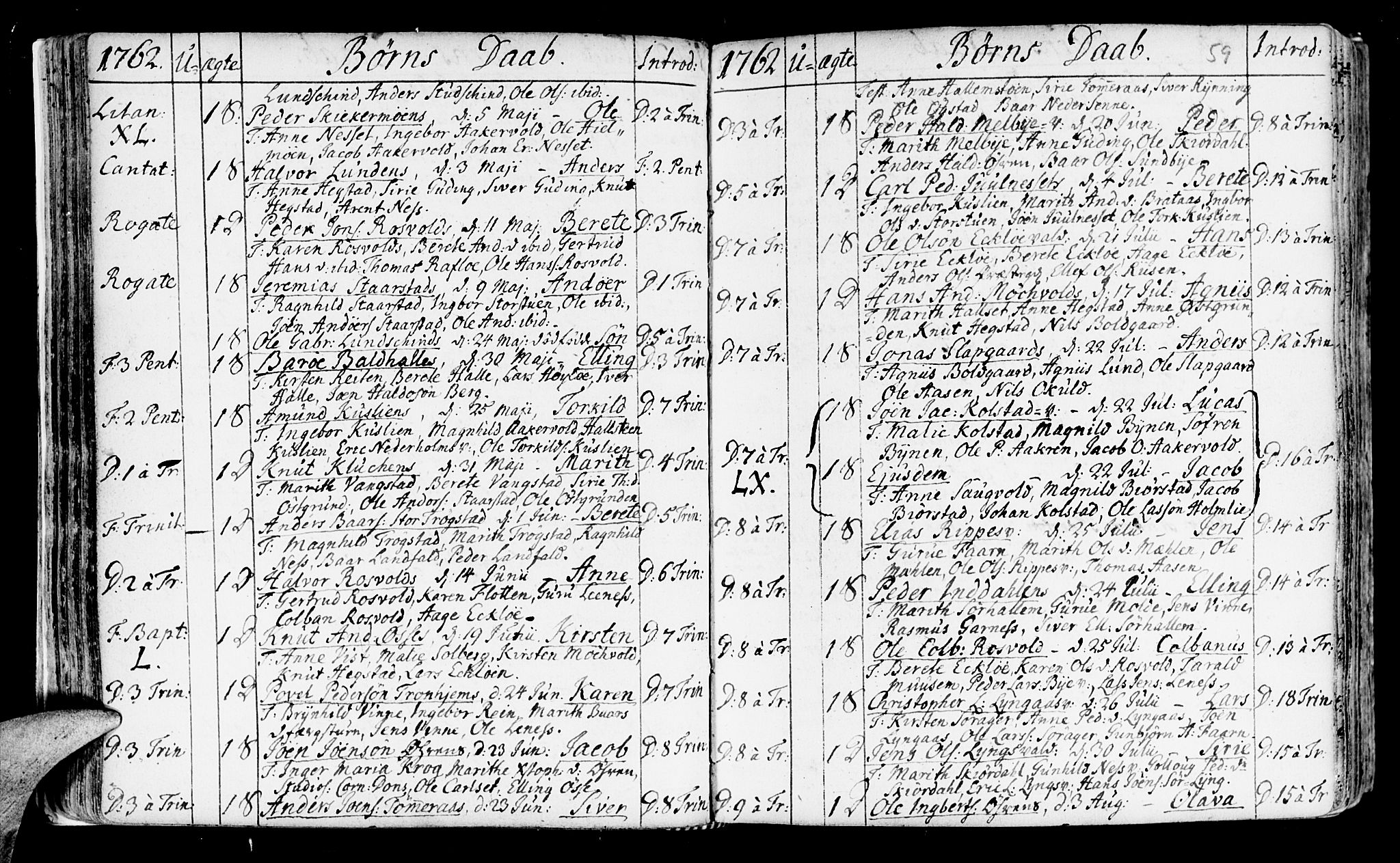 Ministerialprotokoller, klokkerbøker og fødselsregistre - Nord-Trøndelag, SAT/A-1458/723/L0231: Parish register (official) no. 723A02, 1748-1780, p. 59