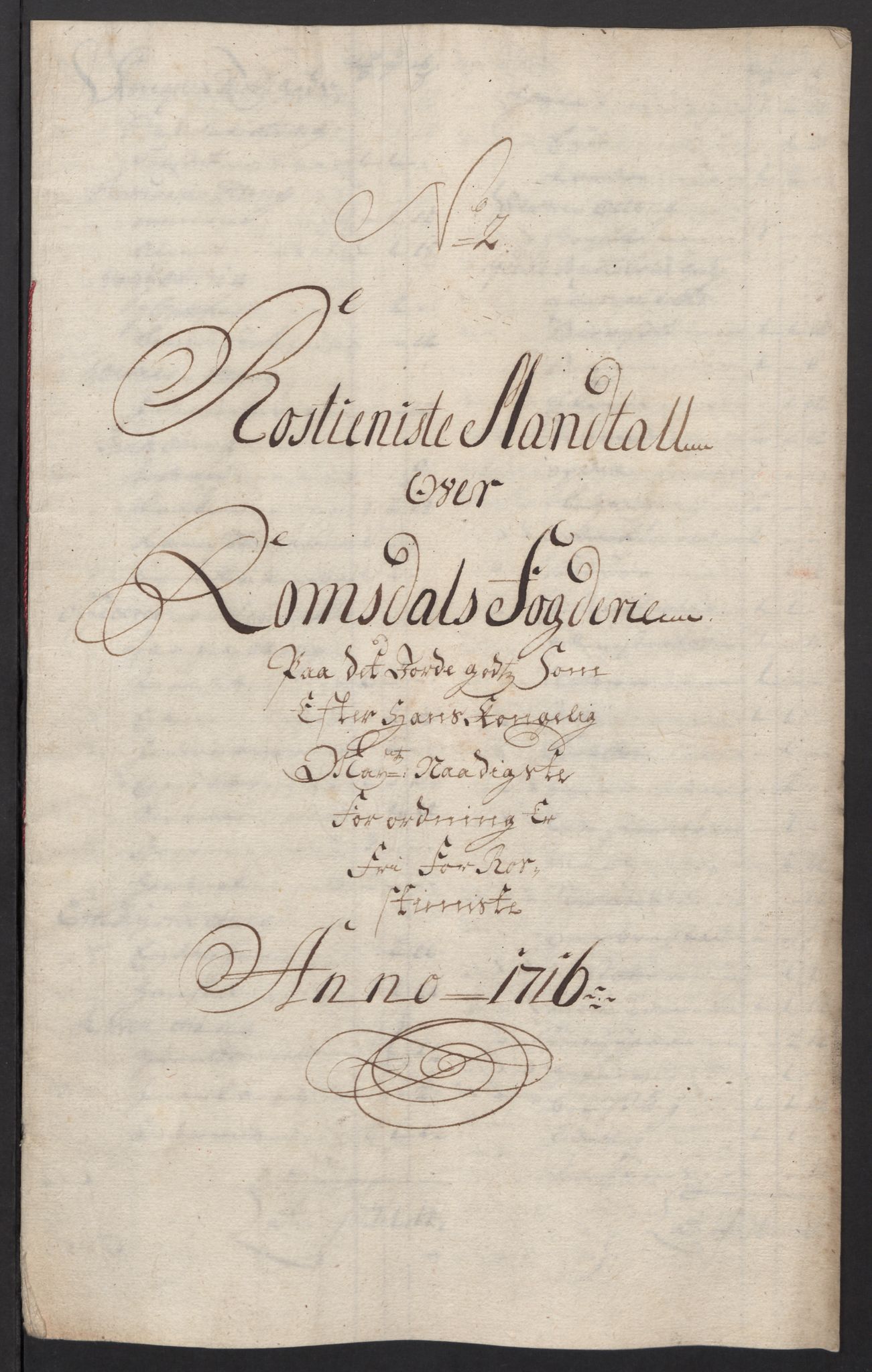 Rentekammeret inntil 1814, Reviderte regnskaper, Fogderegnskap, RA/EA-4092/R55/L3663: Fogderegnskap Romsdal, 1715-1716, p. 332