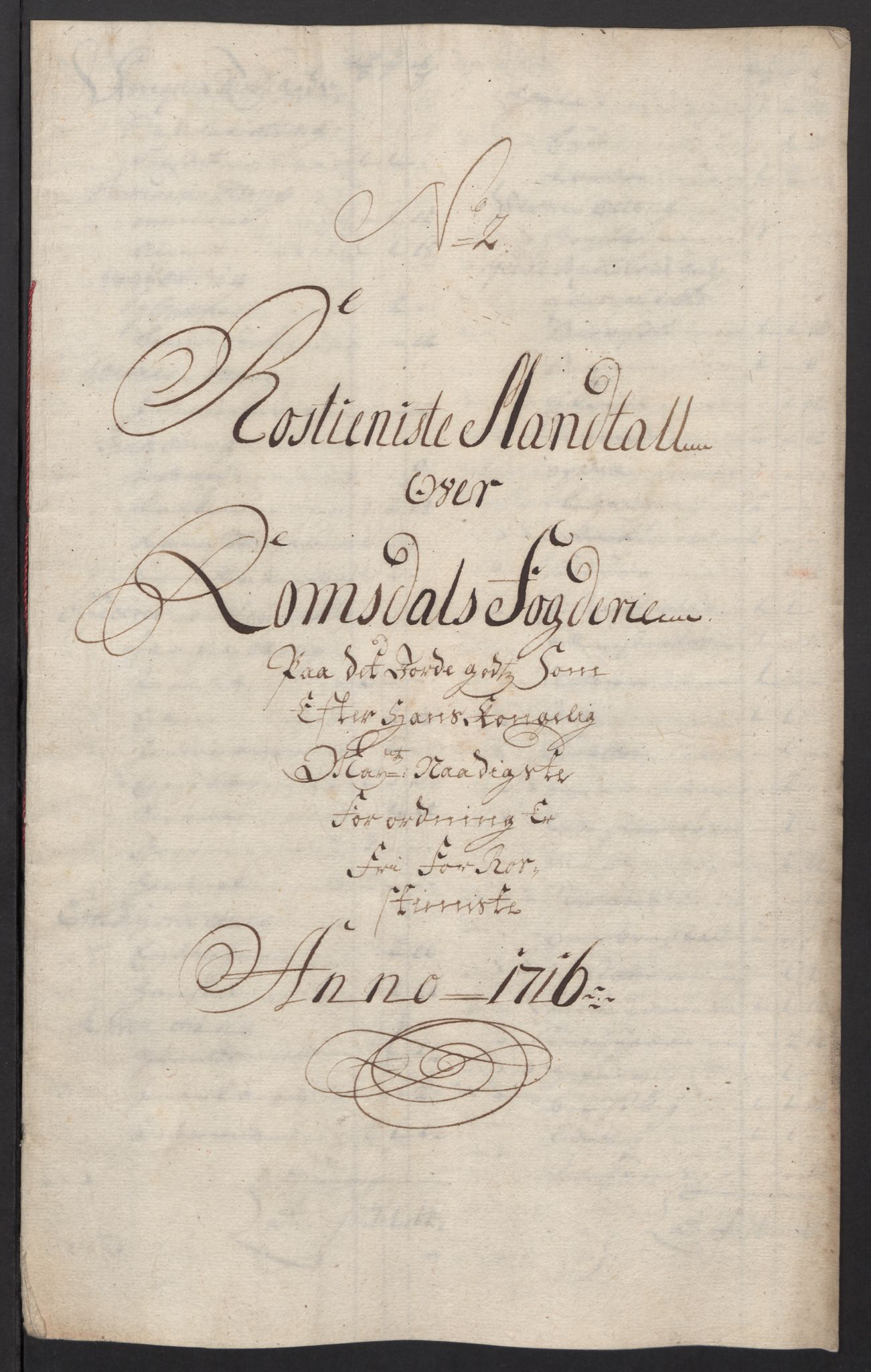 Rentekammeret inntil 1814, Reviderte regnskaper, Fogderegnskap, AV/RA-EA-4092/R55/L3663: Fogderegnskap Romsdal, 1715-1716, p. 332